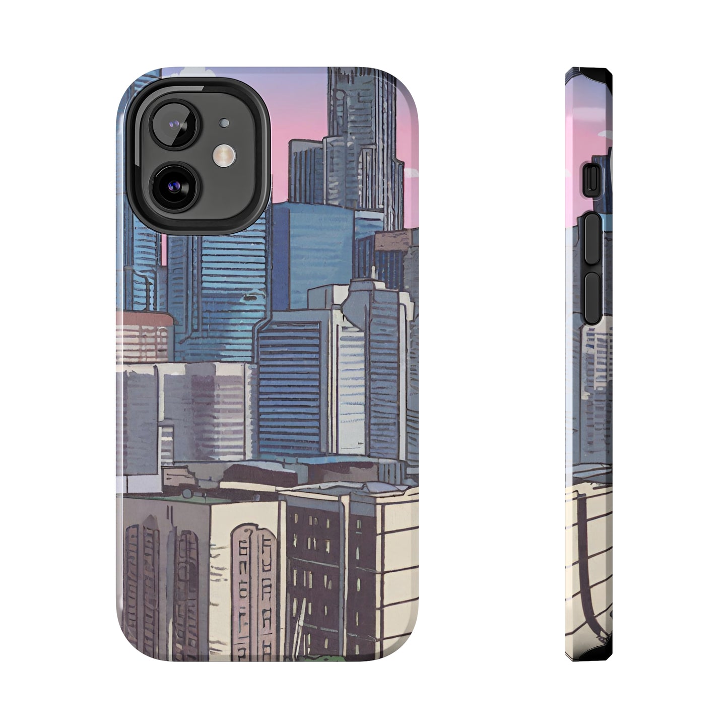 Cartoon City Tough iPhone Case