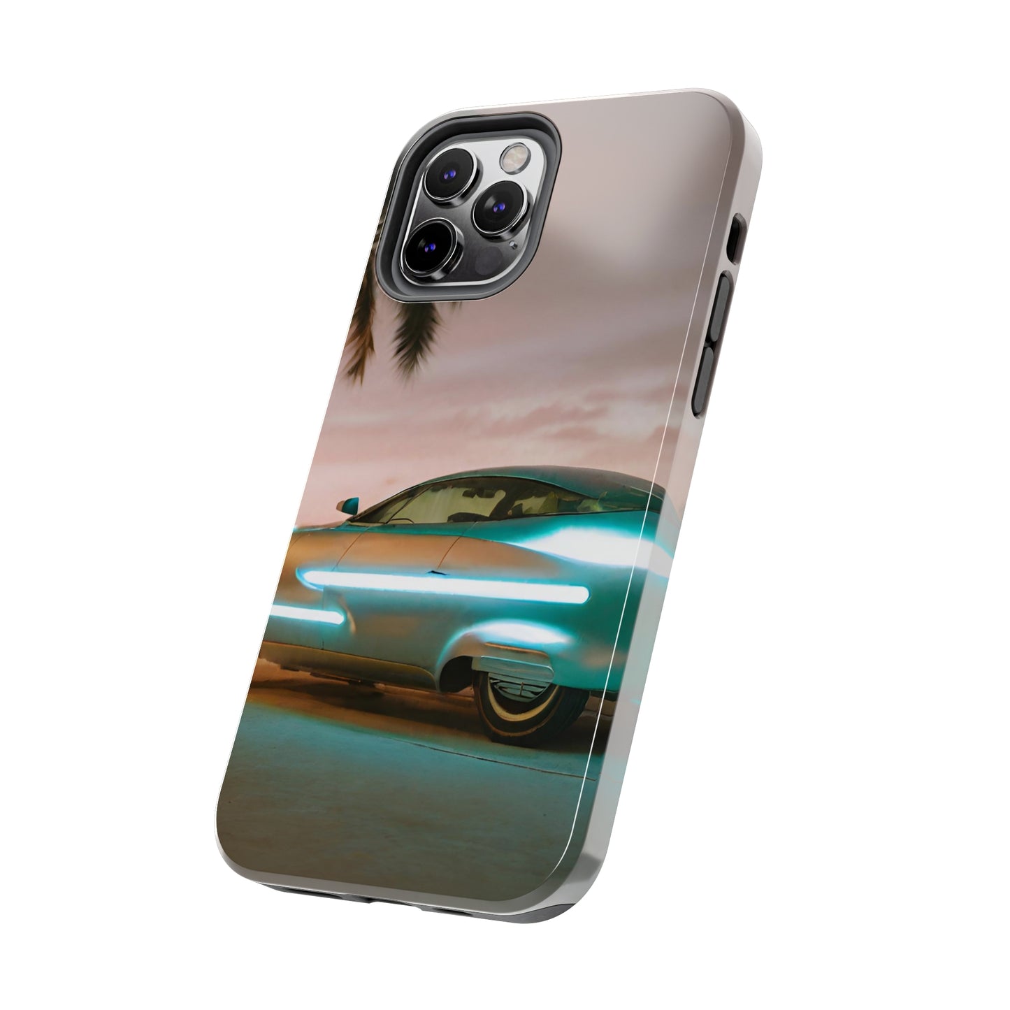 Retro Miami Car Tough Phone Case