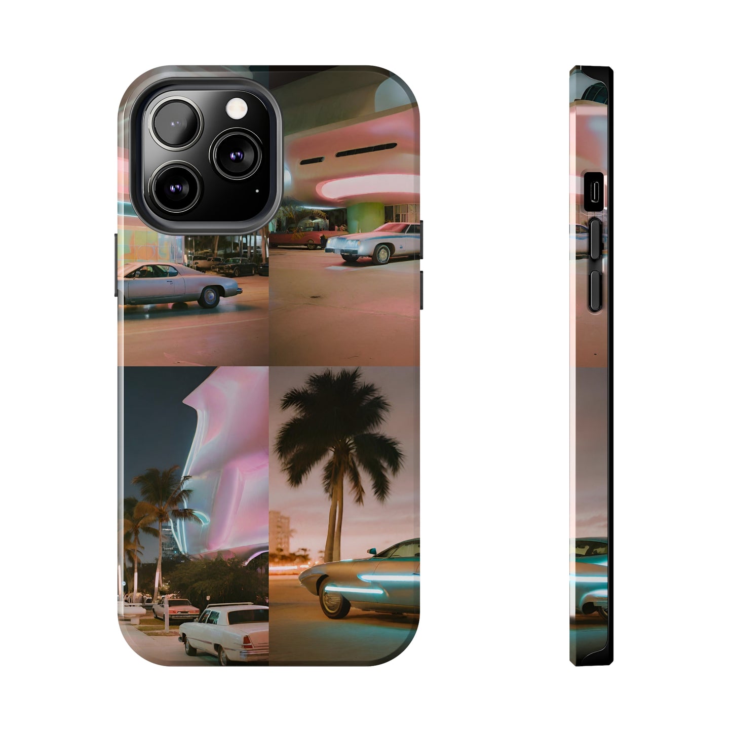 Retro Miami Tough iPhone Case