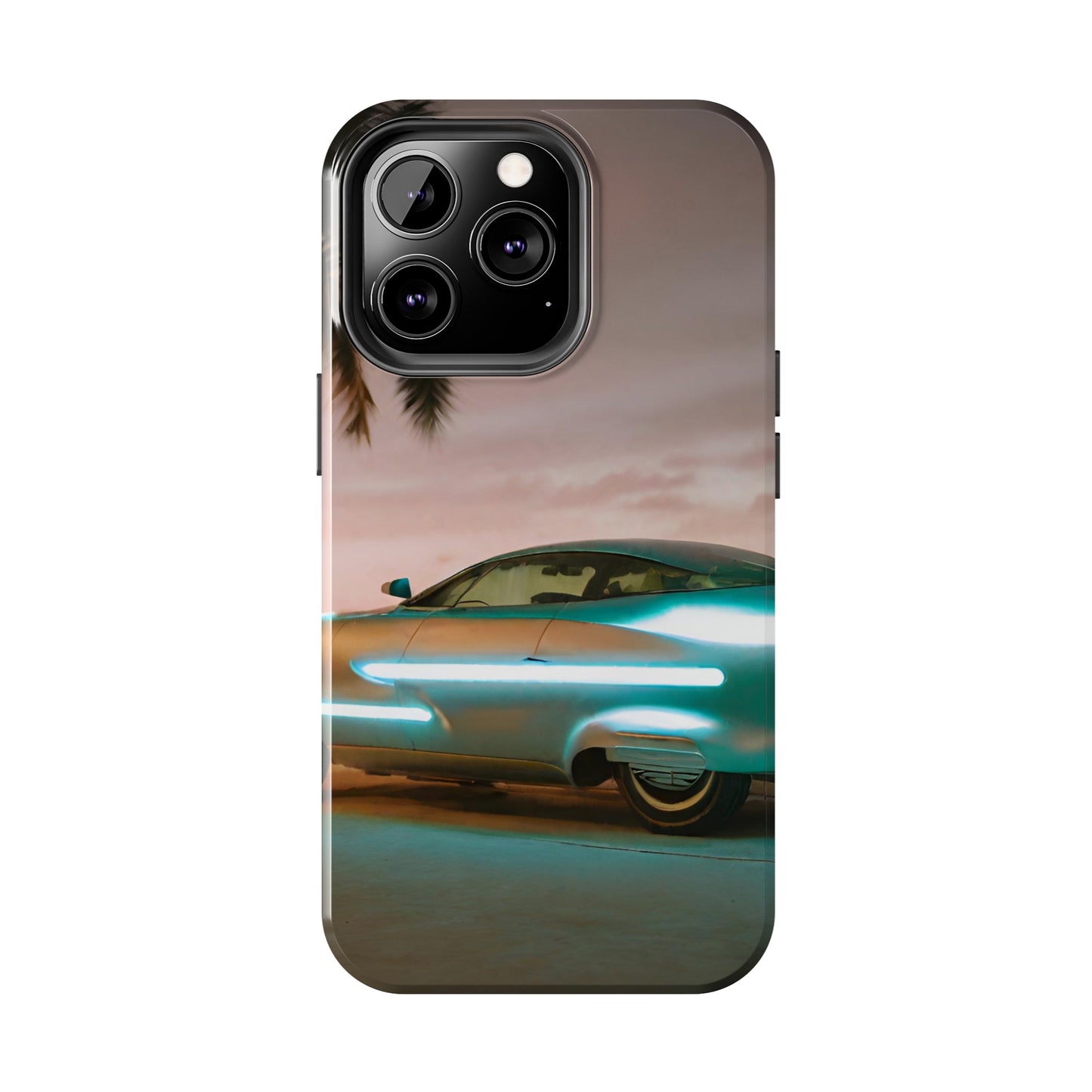 Retro Miami Car Tough Phone Case