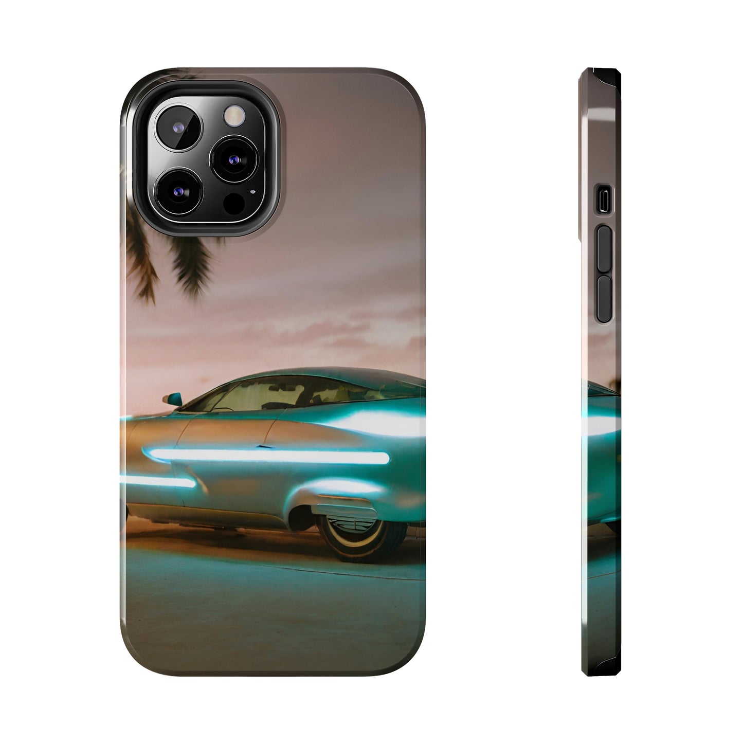 Retro Miami Car Tough Phone Case