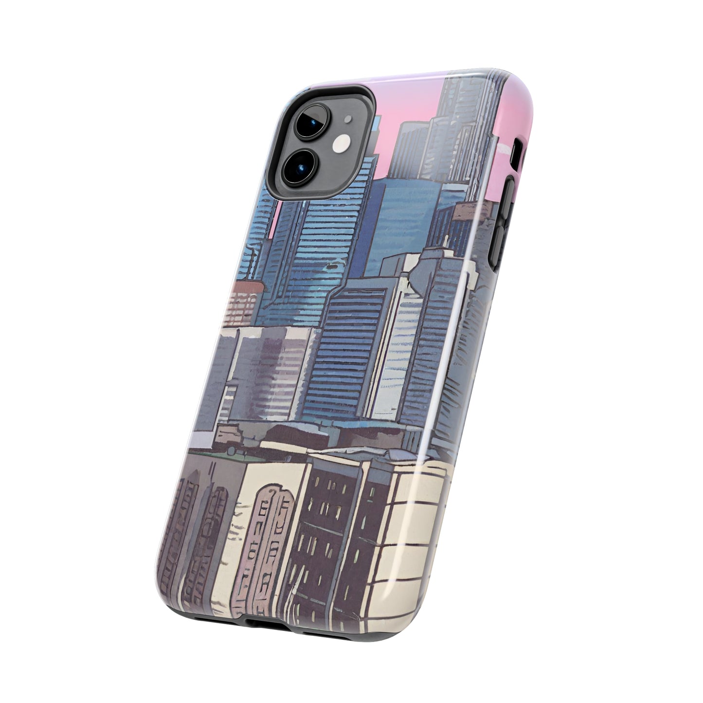 Cartoon City Tough iPhone Case