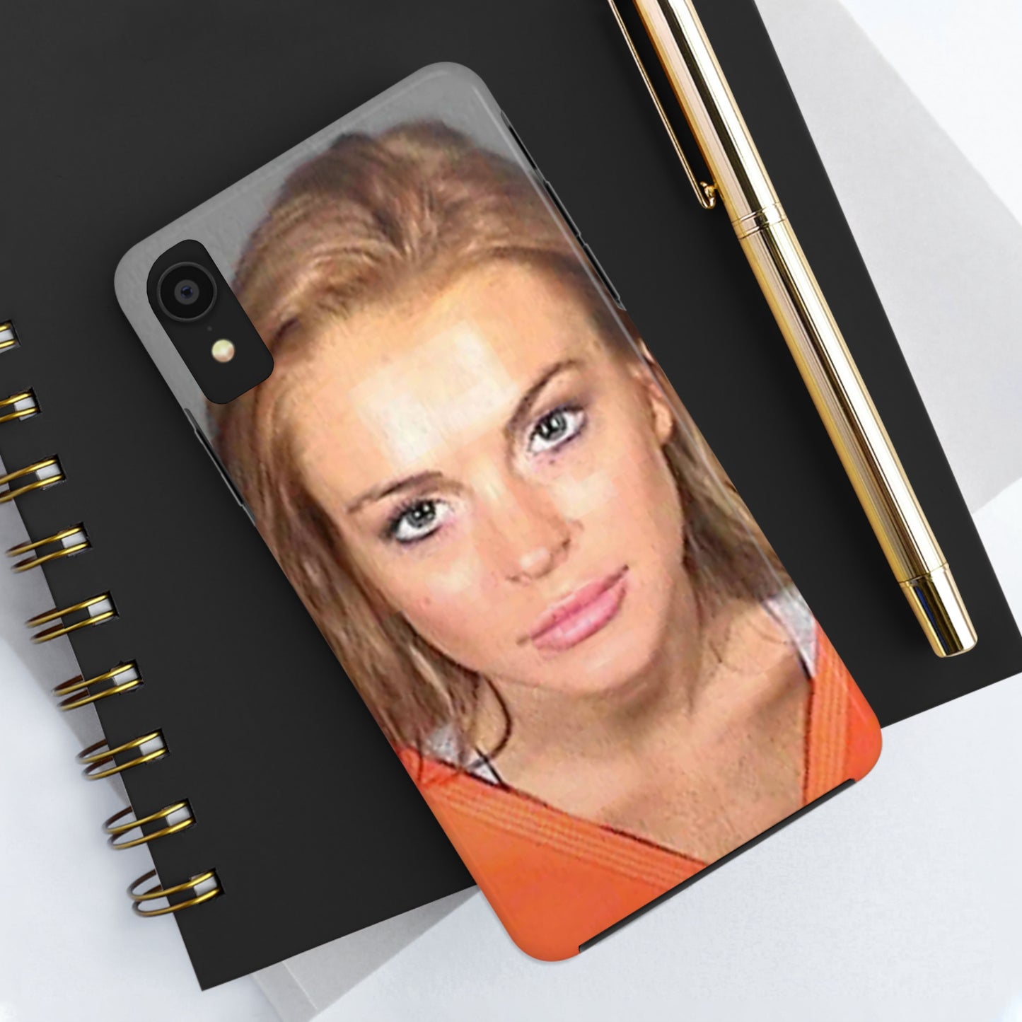 Lindsay Lohan Mugshot Tough Phone Case