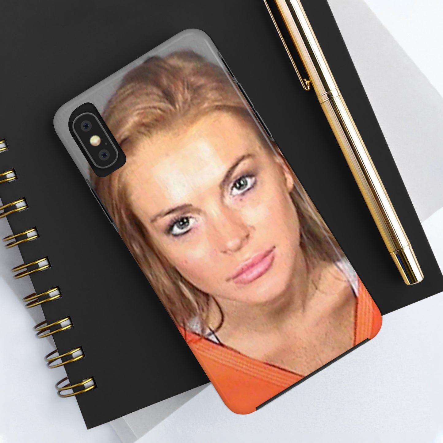 Lindsay Lohan Mugshot Tough Phone Case