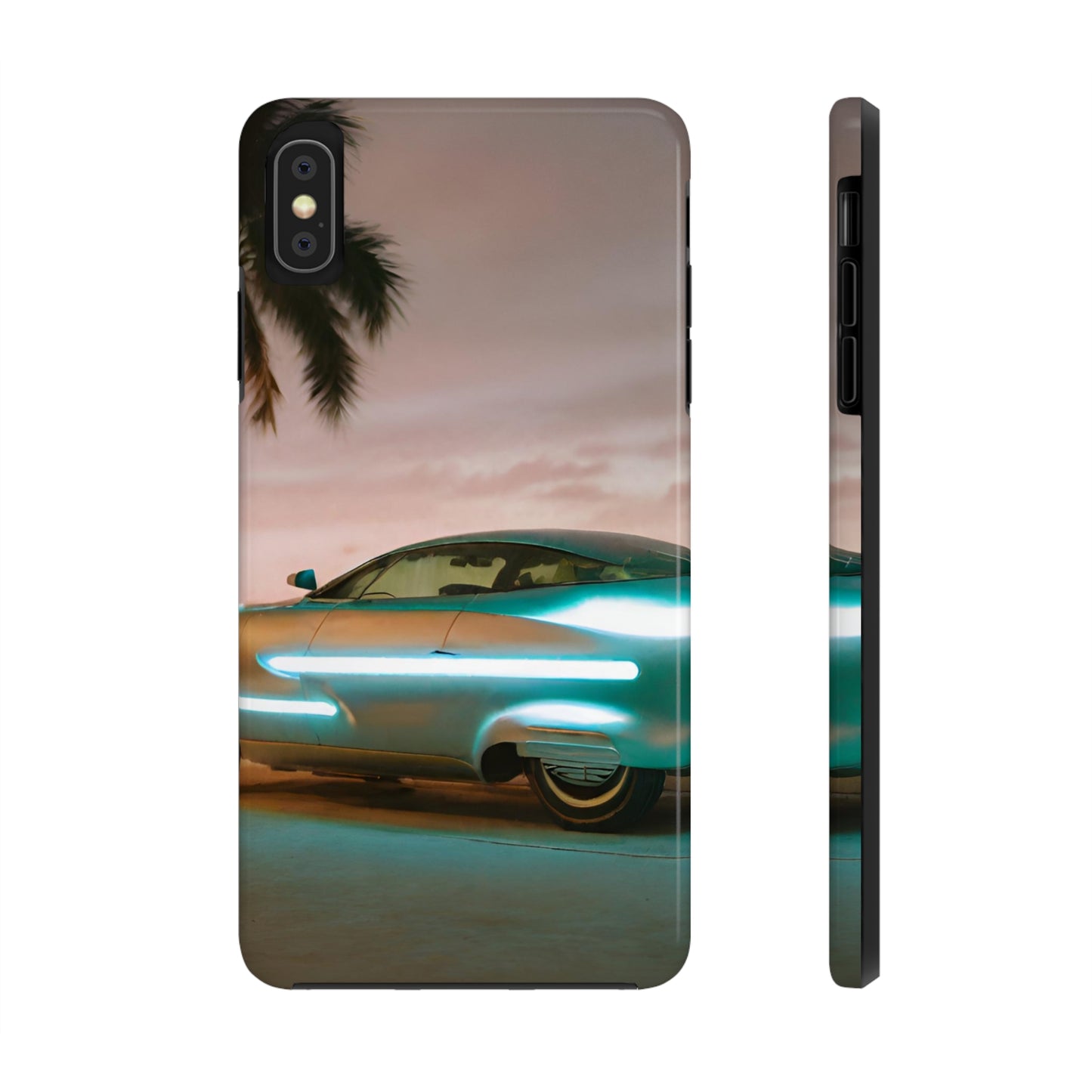 Retro Miami Car Tough Phone Case