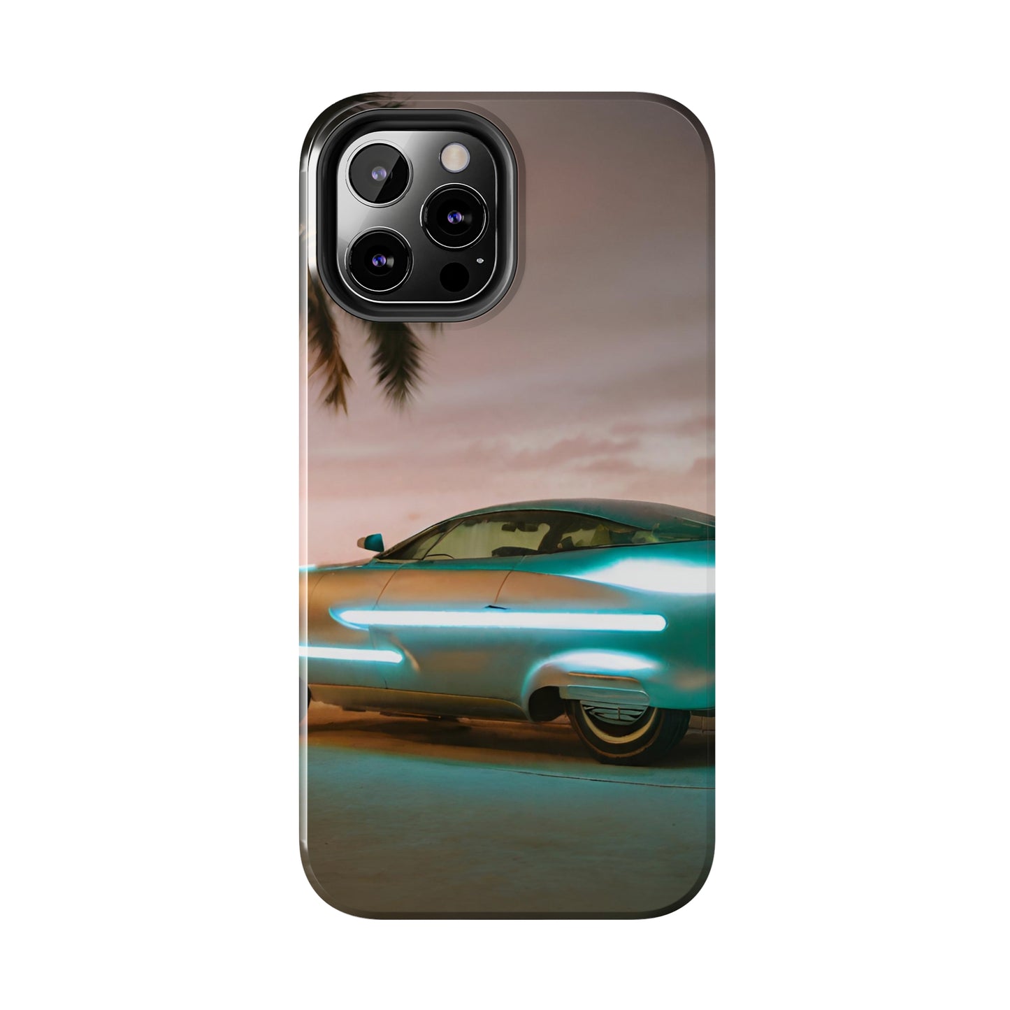 Retro Miami Car Tough Phone Case