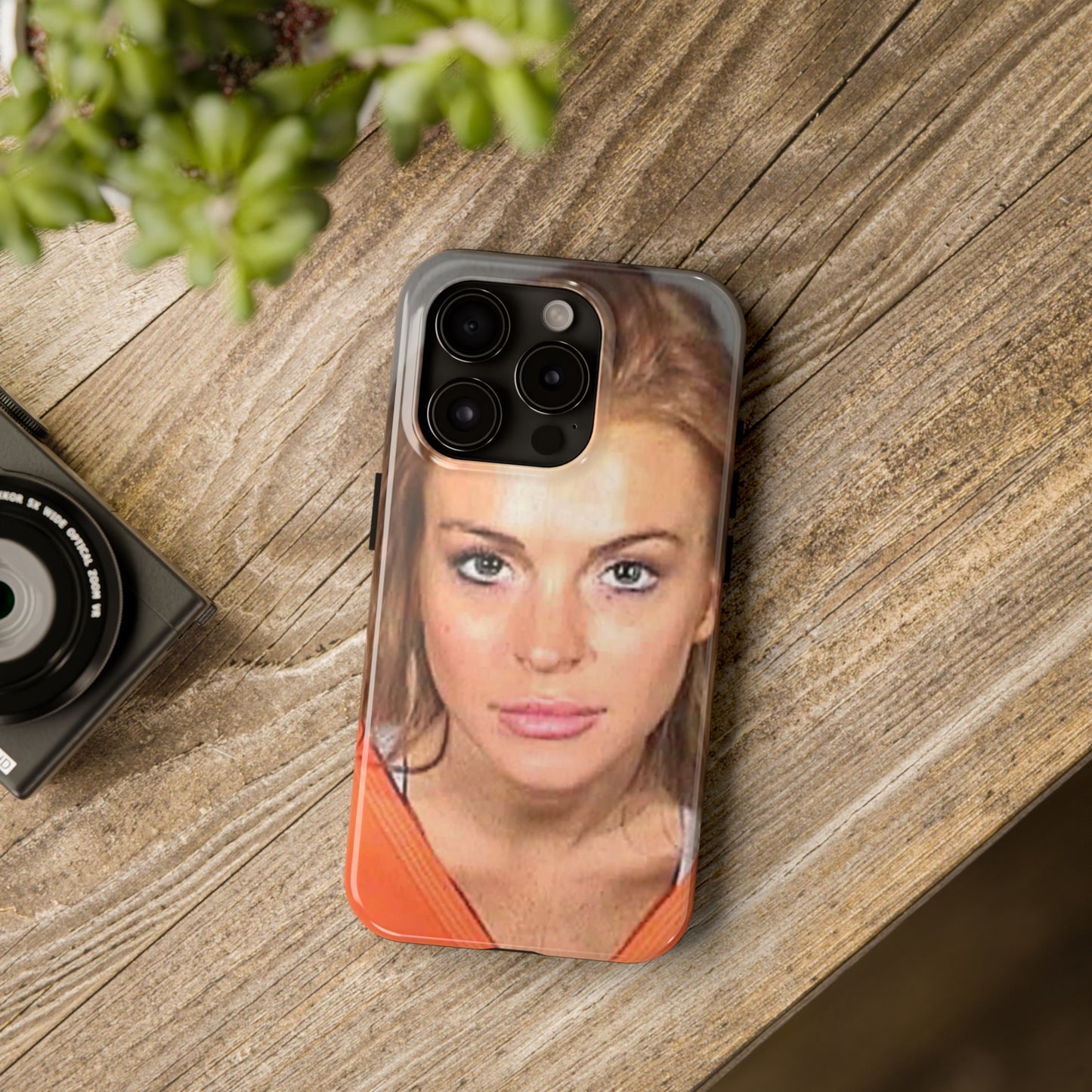 Lindsay Lohan Mugshot Tough Phone Case