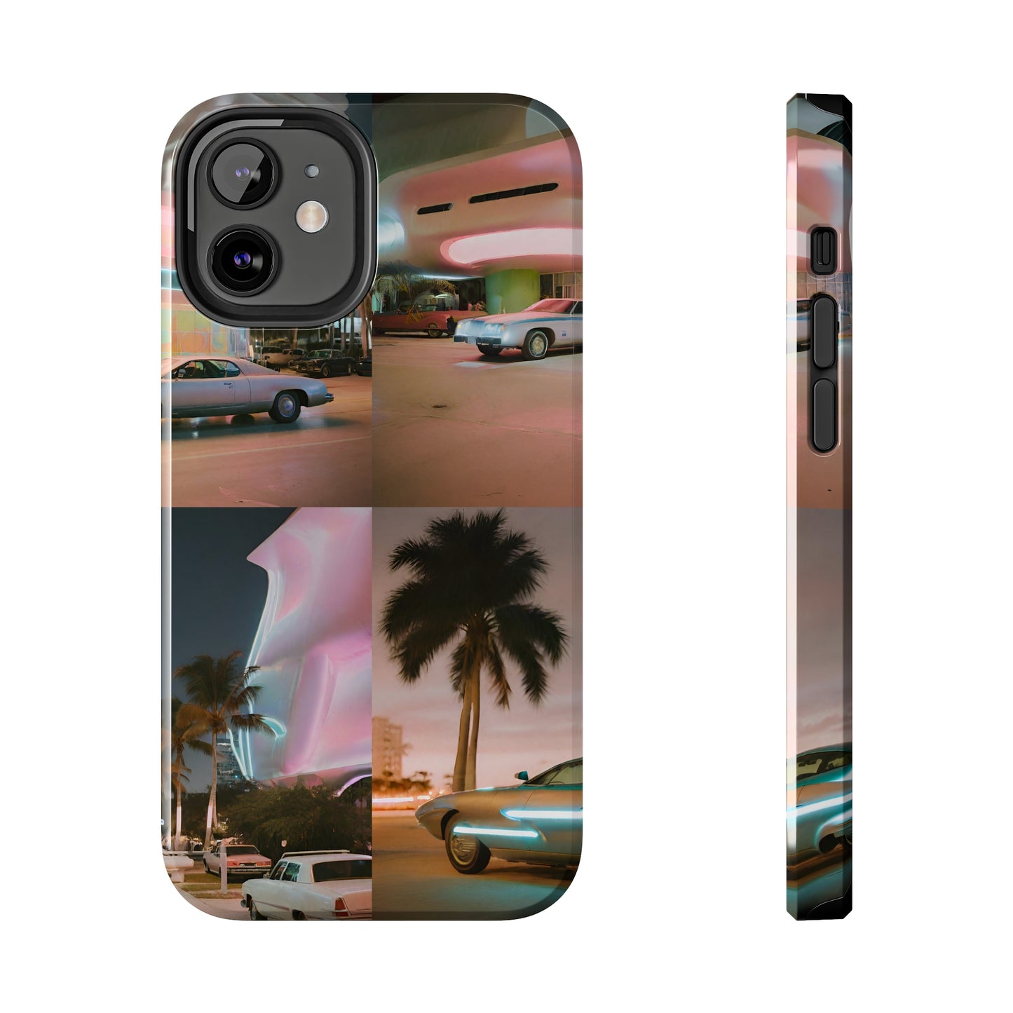 Retro Miami Tough iPhone Case