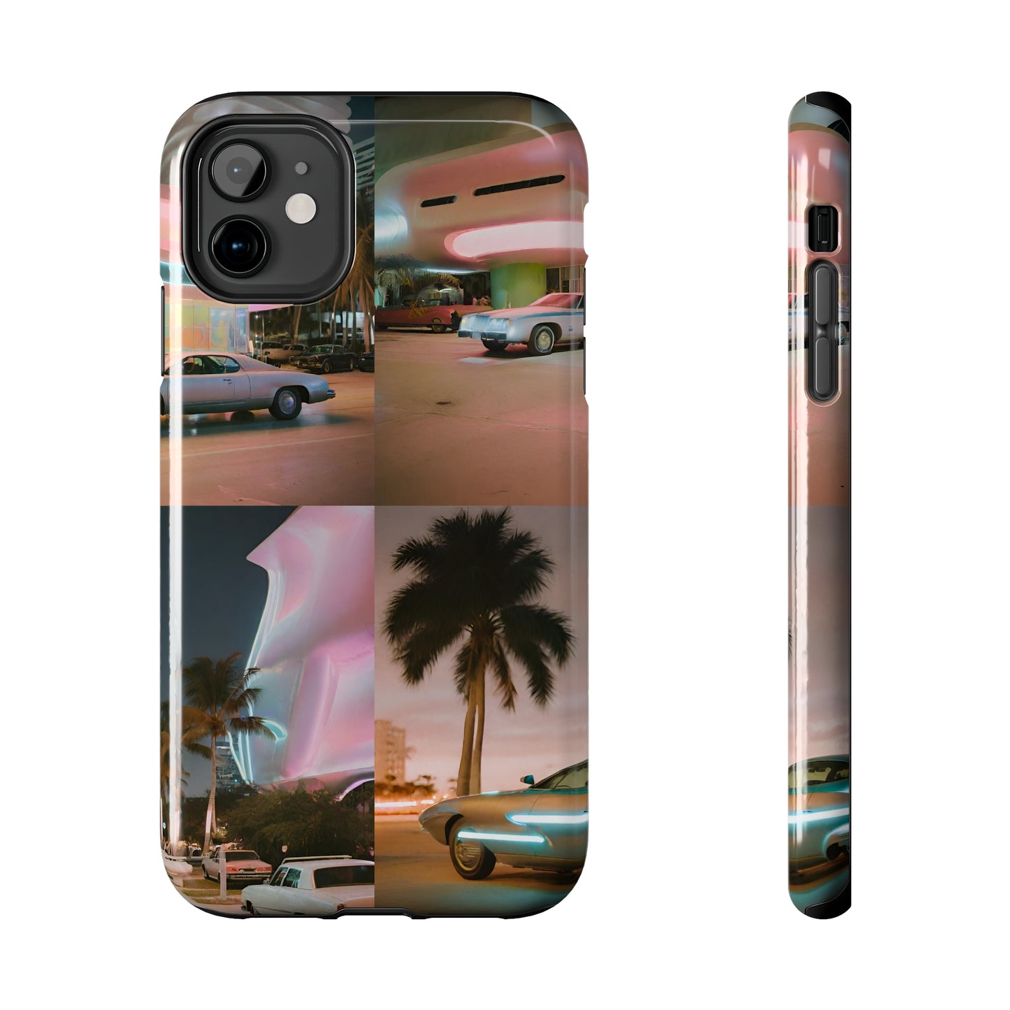 Retro Miami Tough iPhone Case