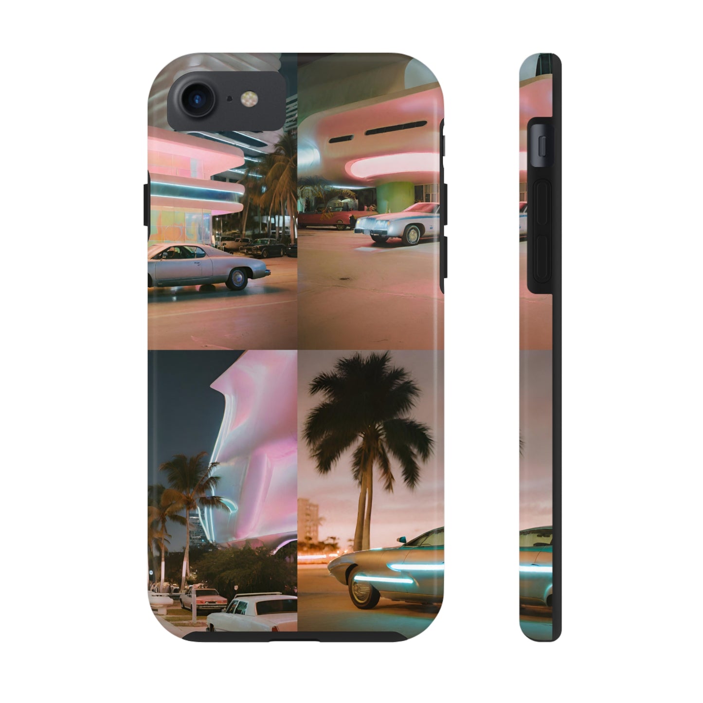 Retro Miami Tough iPhone Case