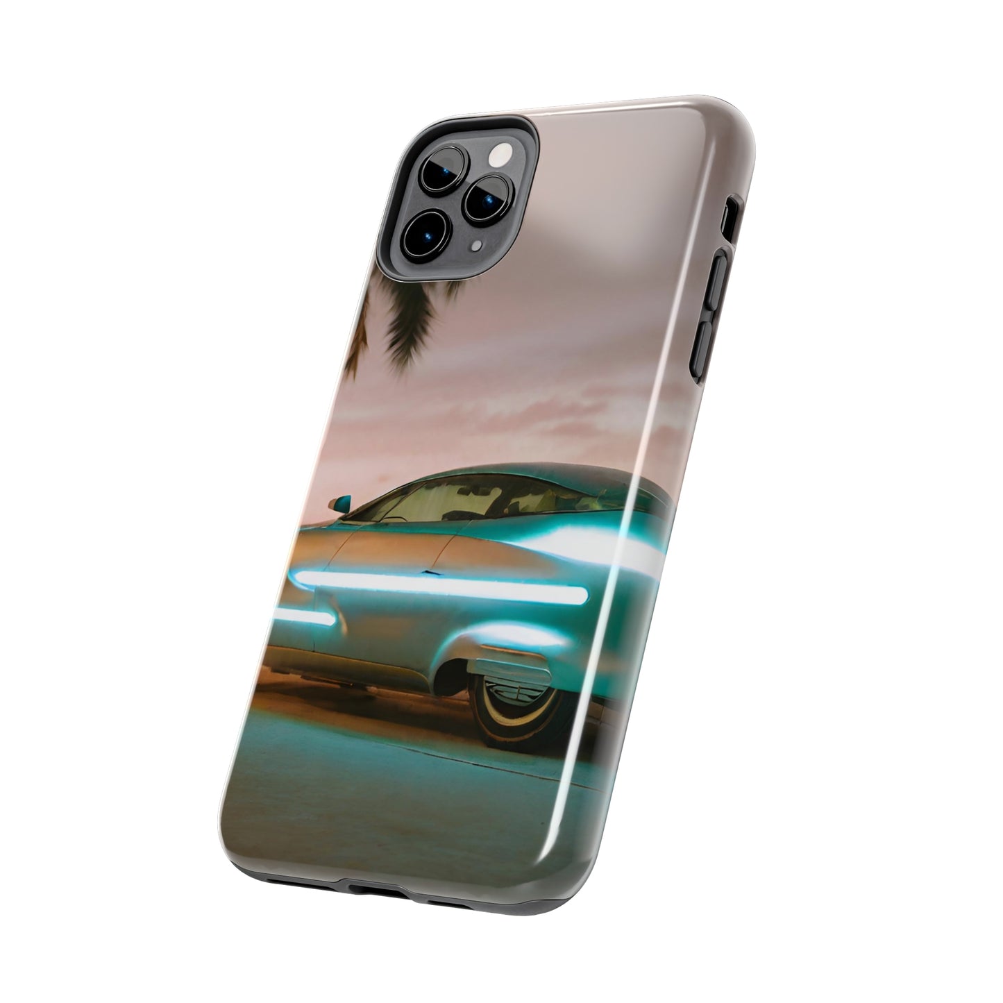 Retro Miami Car Tough Phone Case