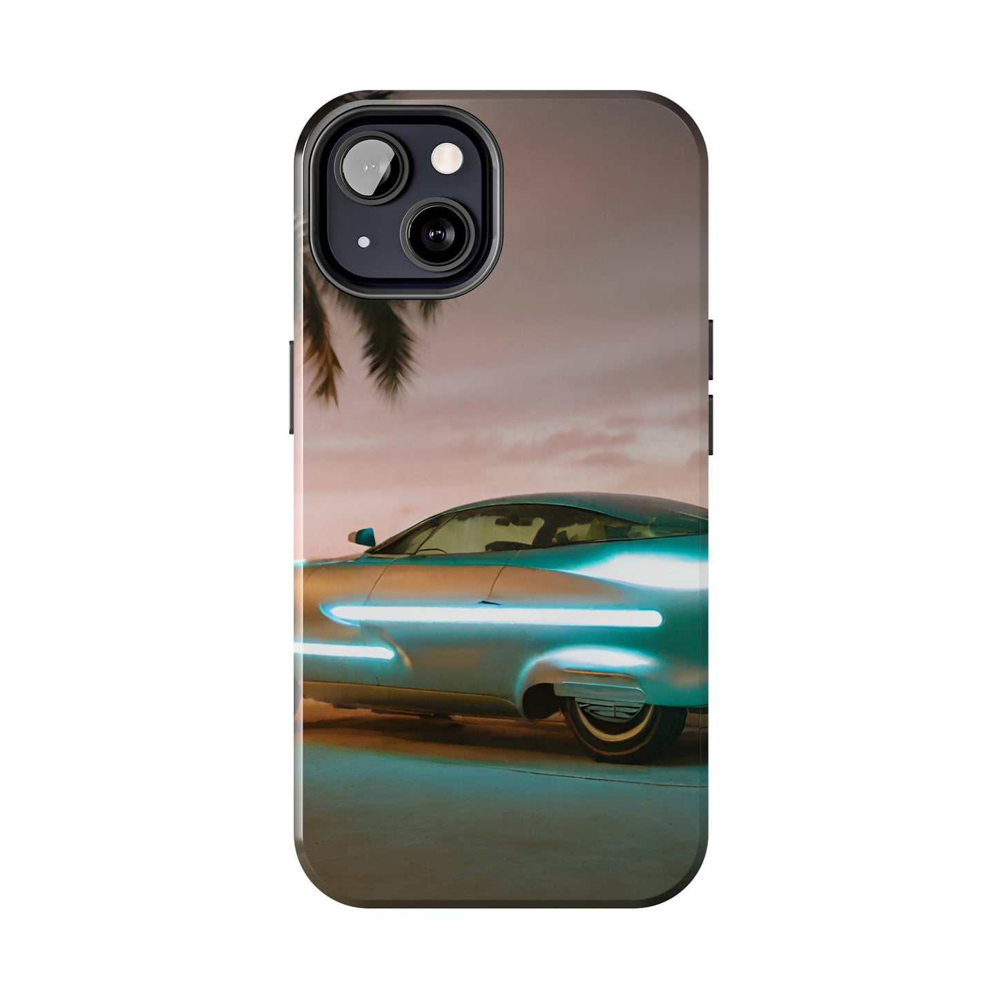 Retro Miami Car Tough Phone Case