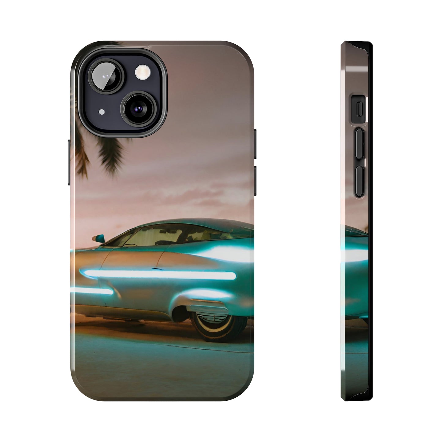 Retro Miami Car Tough Phone Case