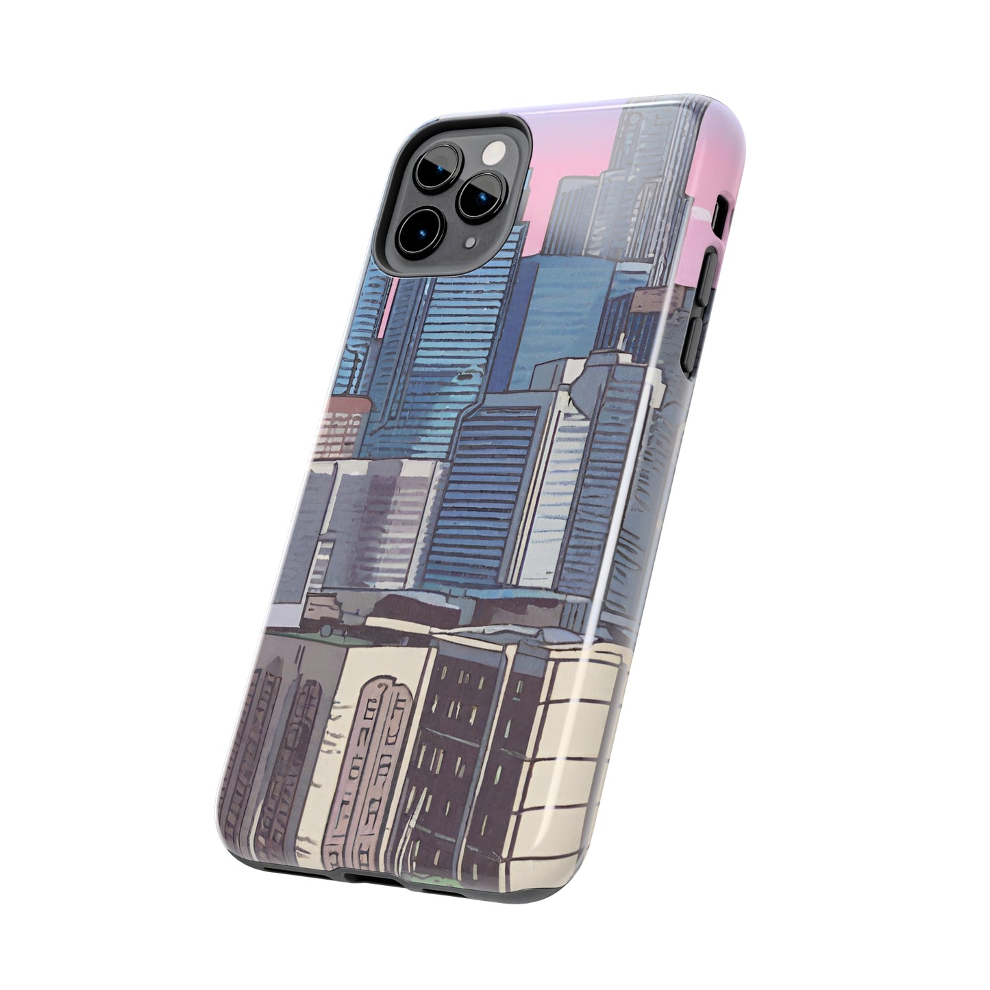 Cartoon City Tough iPhone Case