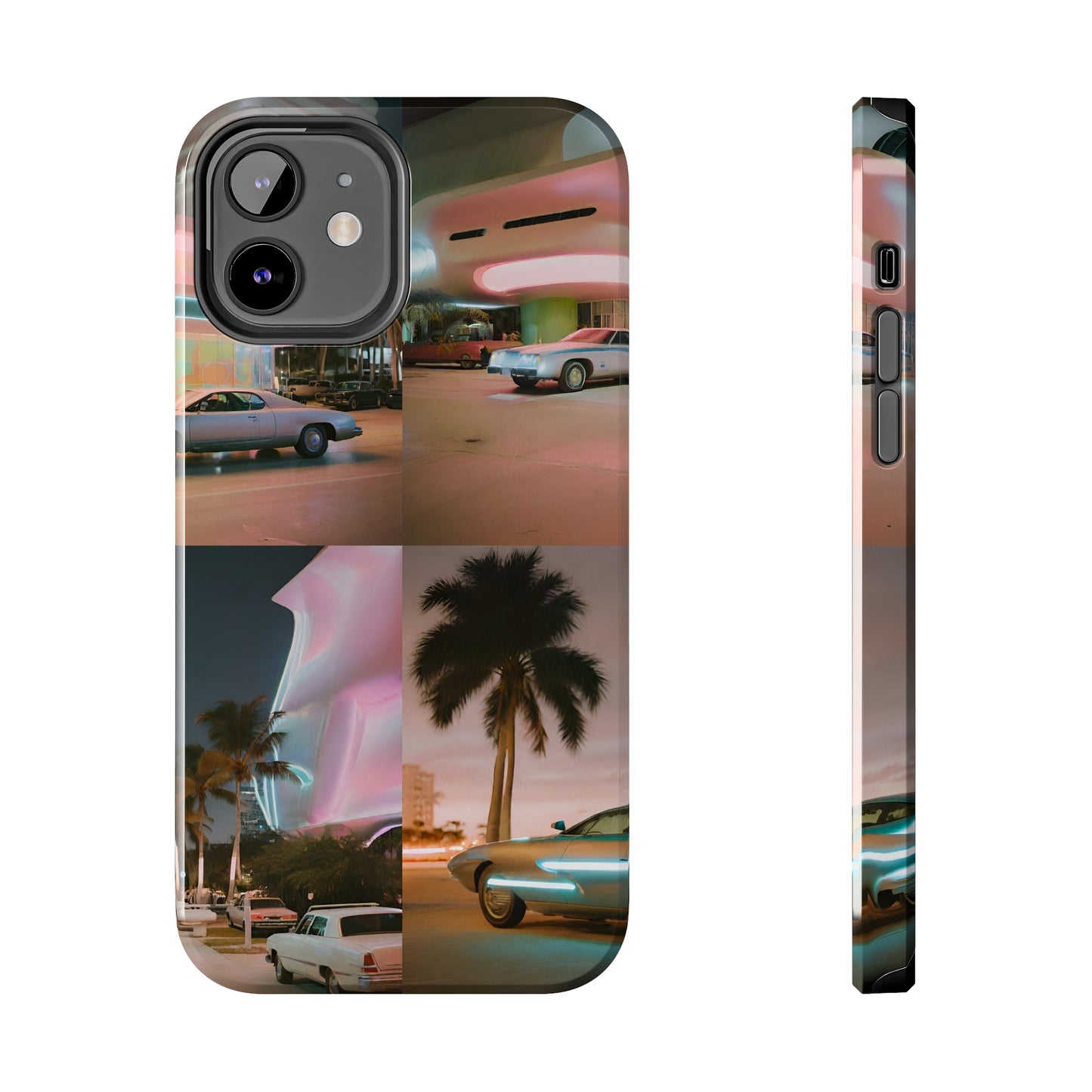 Retro Miami Tough iPhone Case