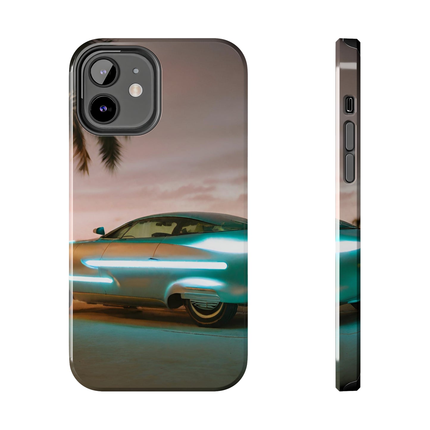 Retro Miami Car Tough Phone Case