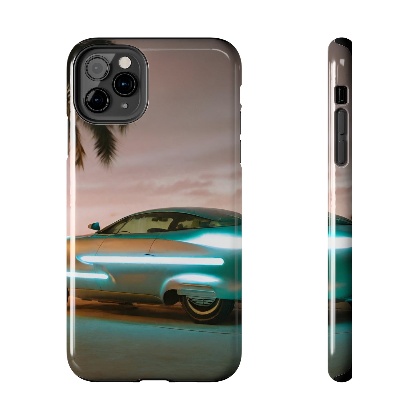 Retro Miami Car Tough Phone Case