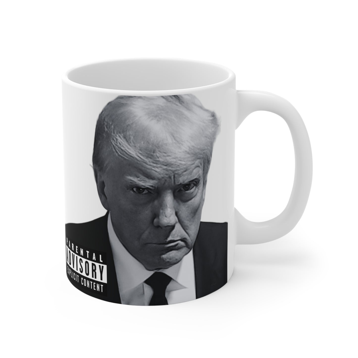 Trump Gangsta Album Cover Mugshot Mug