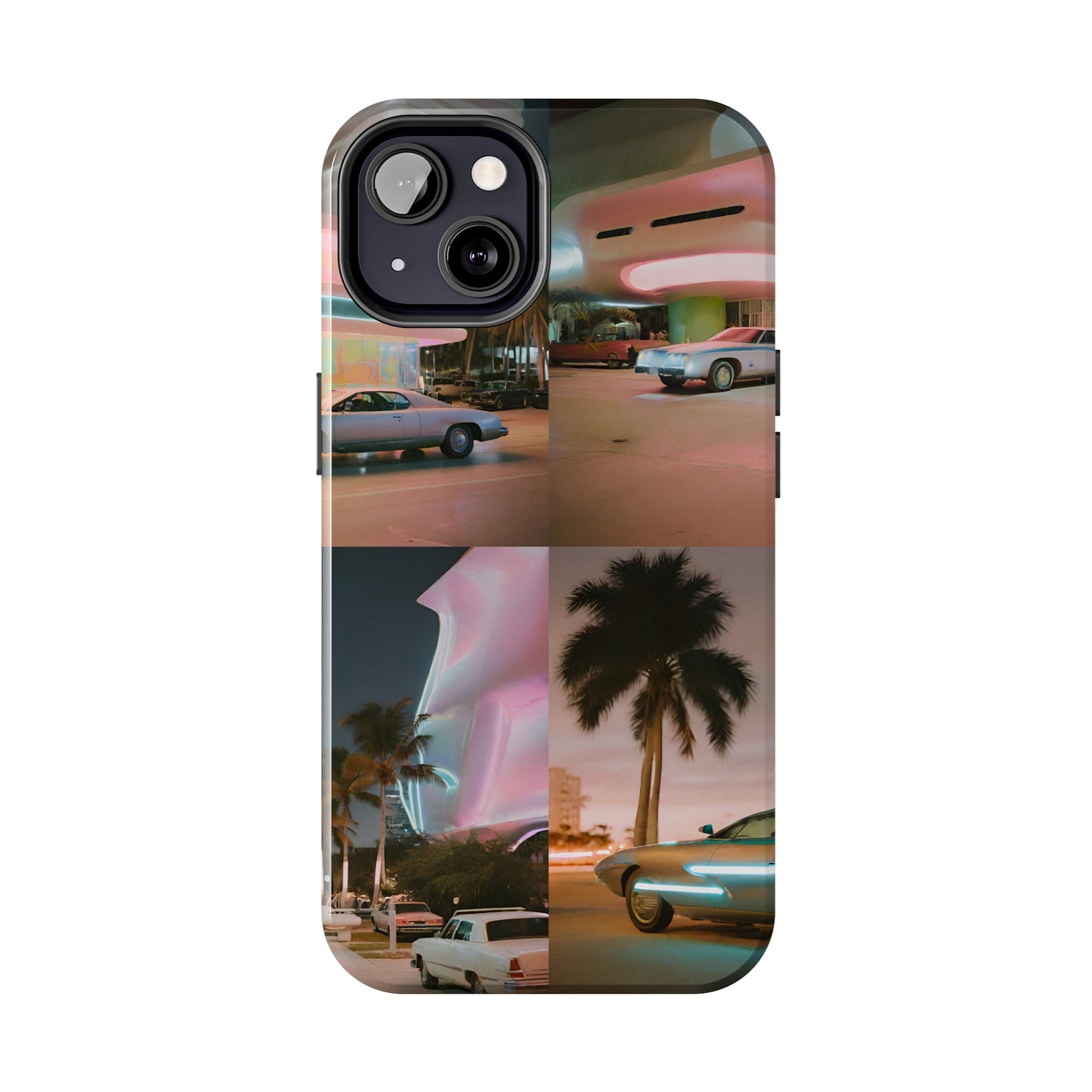 Retro Miami Tough iPhone Case