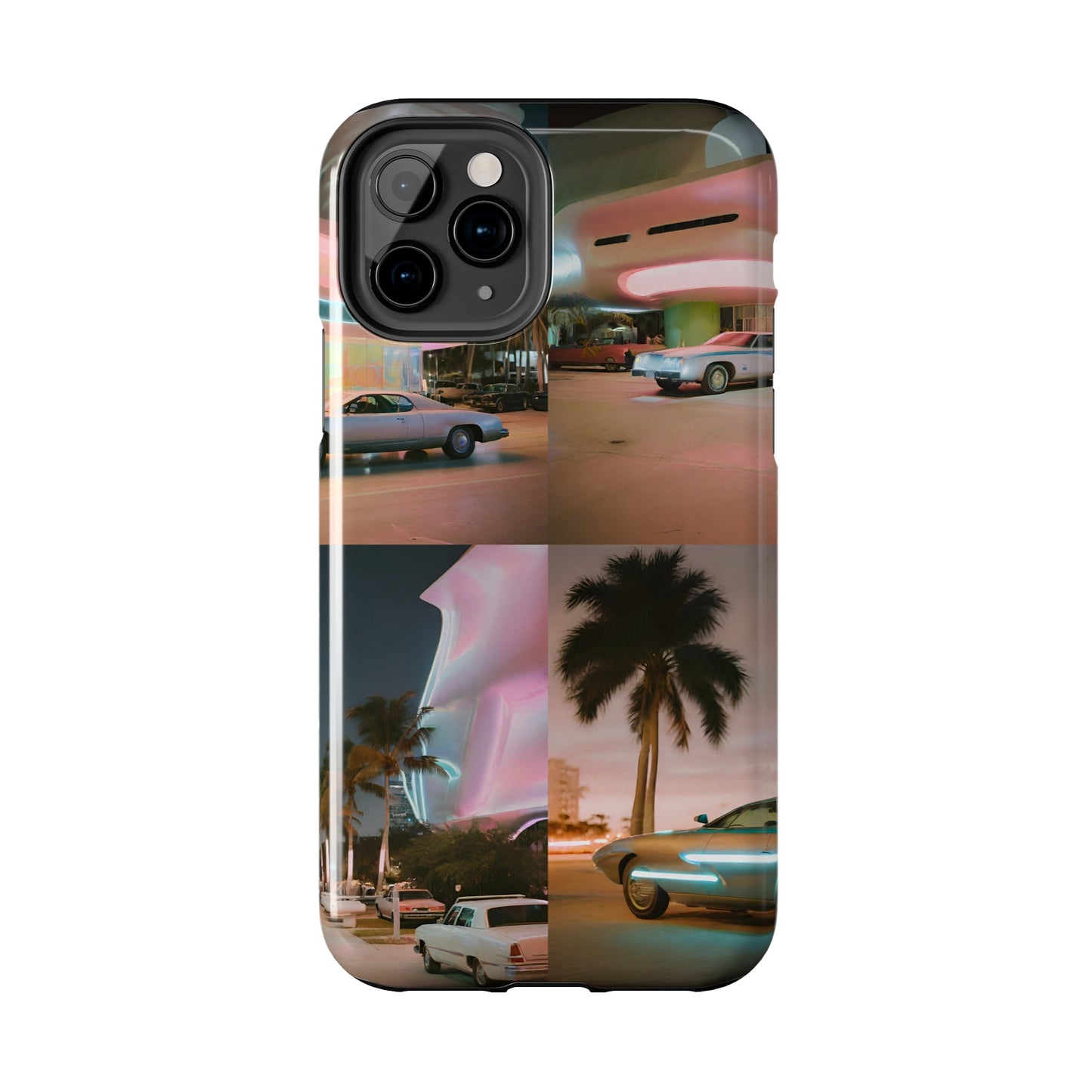 Retro Miami Tough iPhone Case