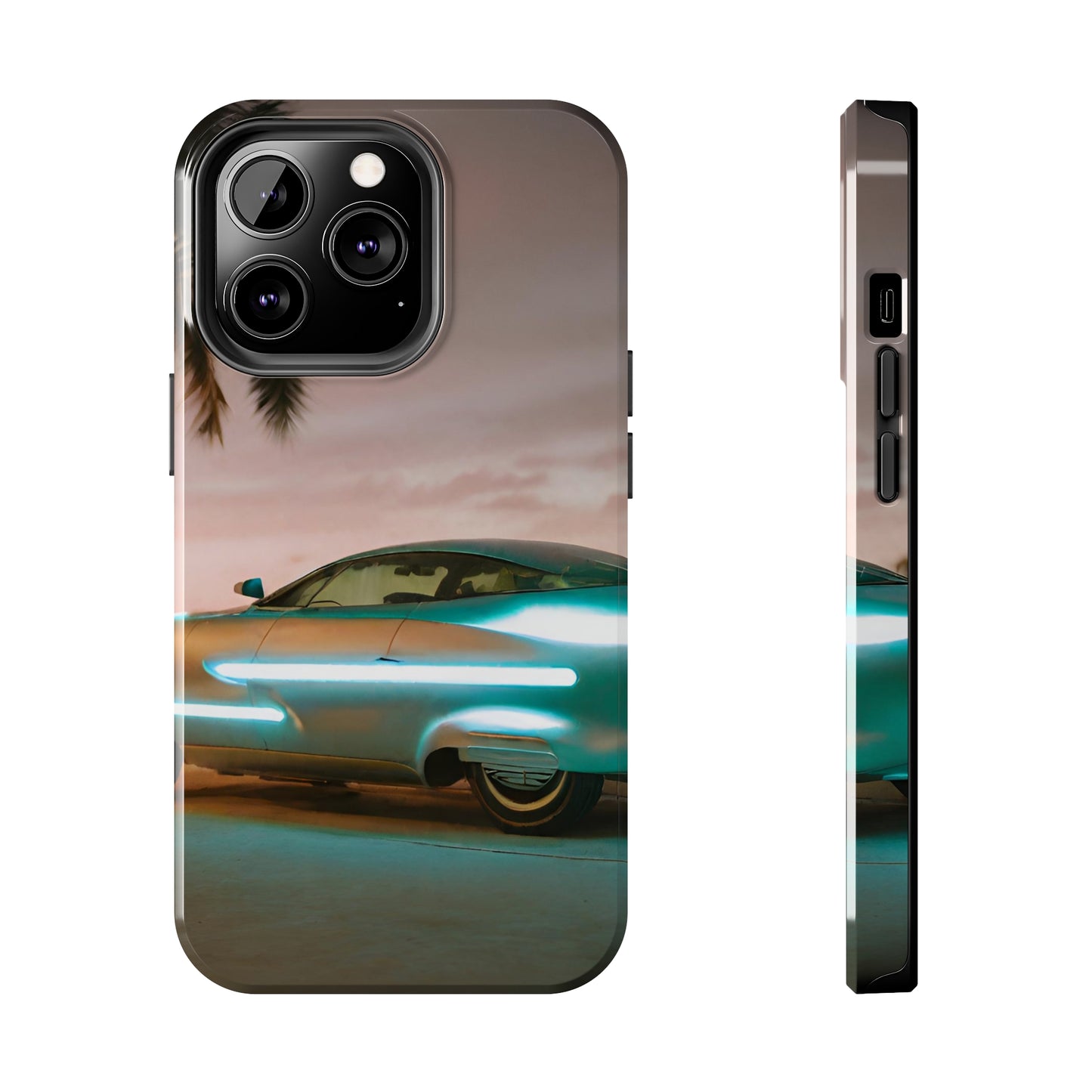 Retro Miami Car Tough Phone Case