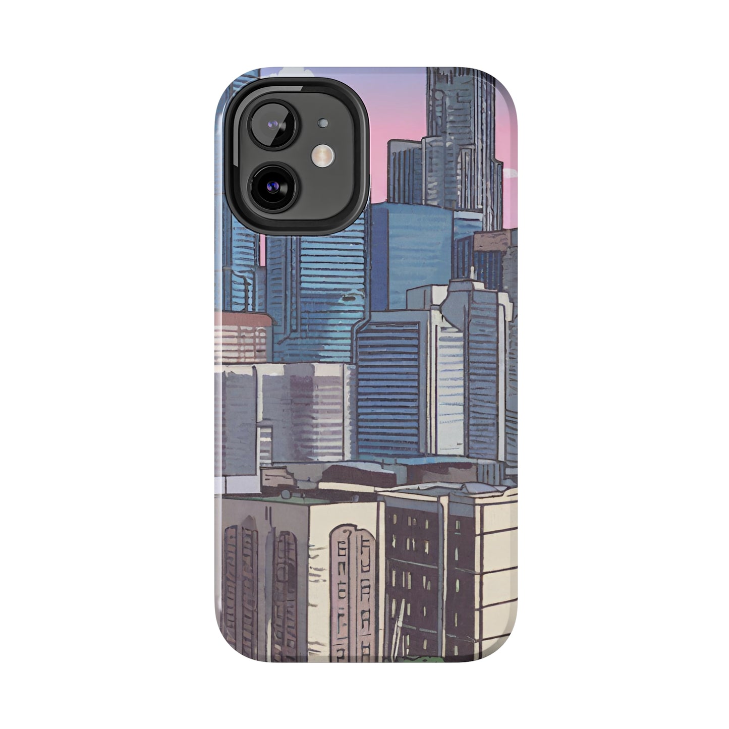 Cartoon City Tough iPhone Case