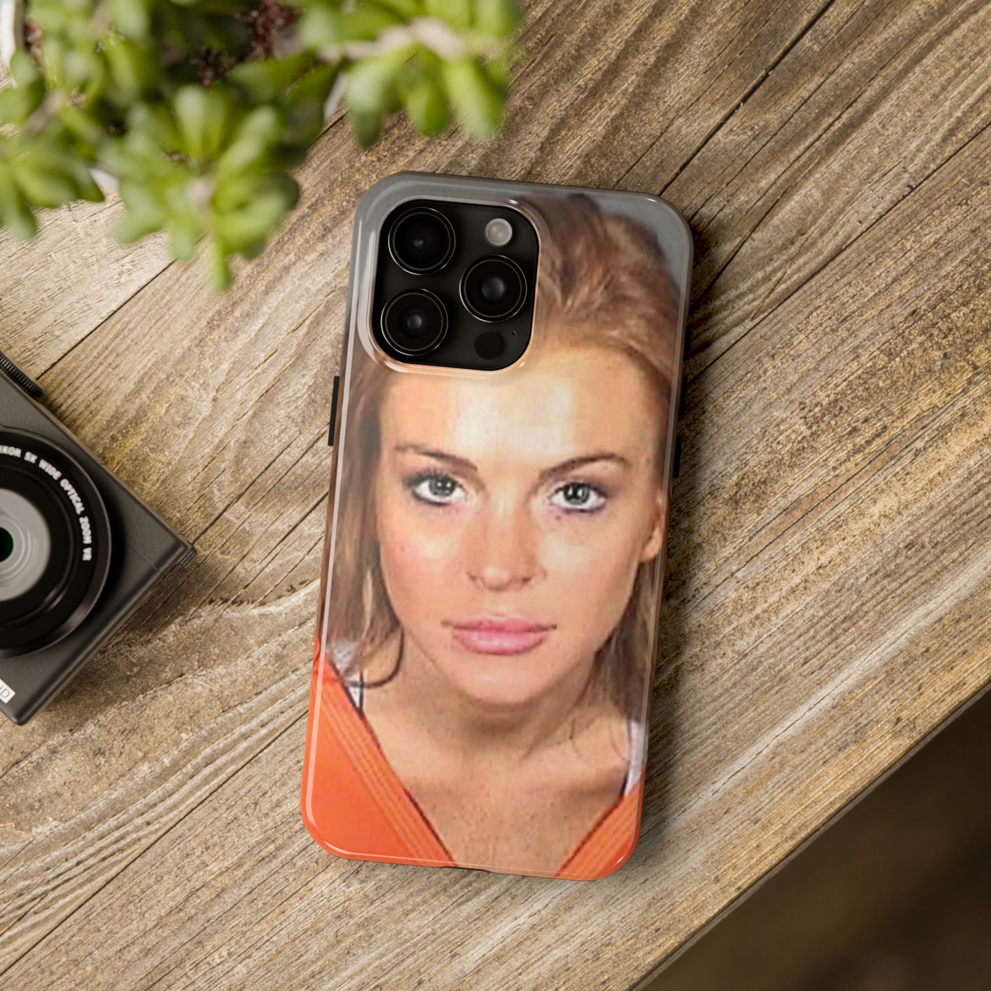 Lindsay Lohan Mugshot Tough Phone Case