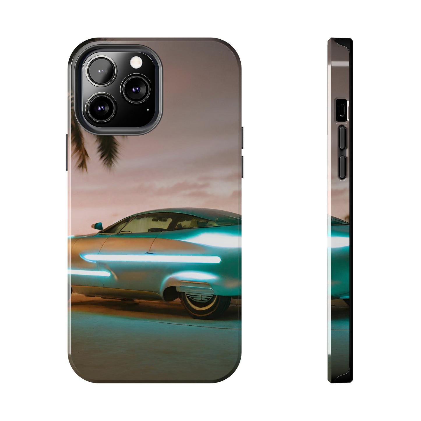 Retro Miami Car Tough Phone Case