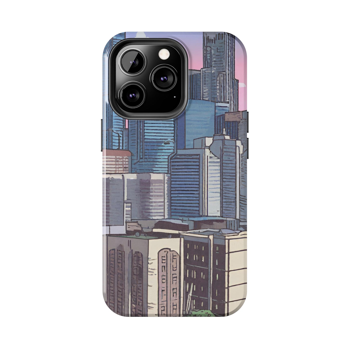 Cartoon City Tough iPhone Case