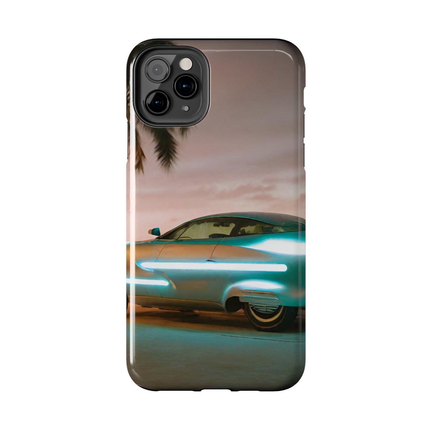 Retro Miami Car Tough Phone Case