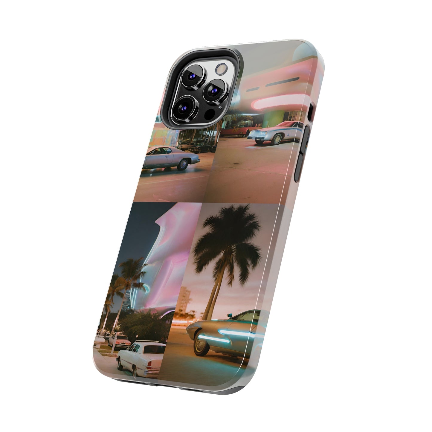 Retro Miami Tough iPhone Case