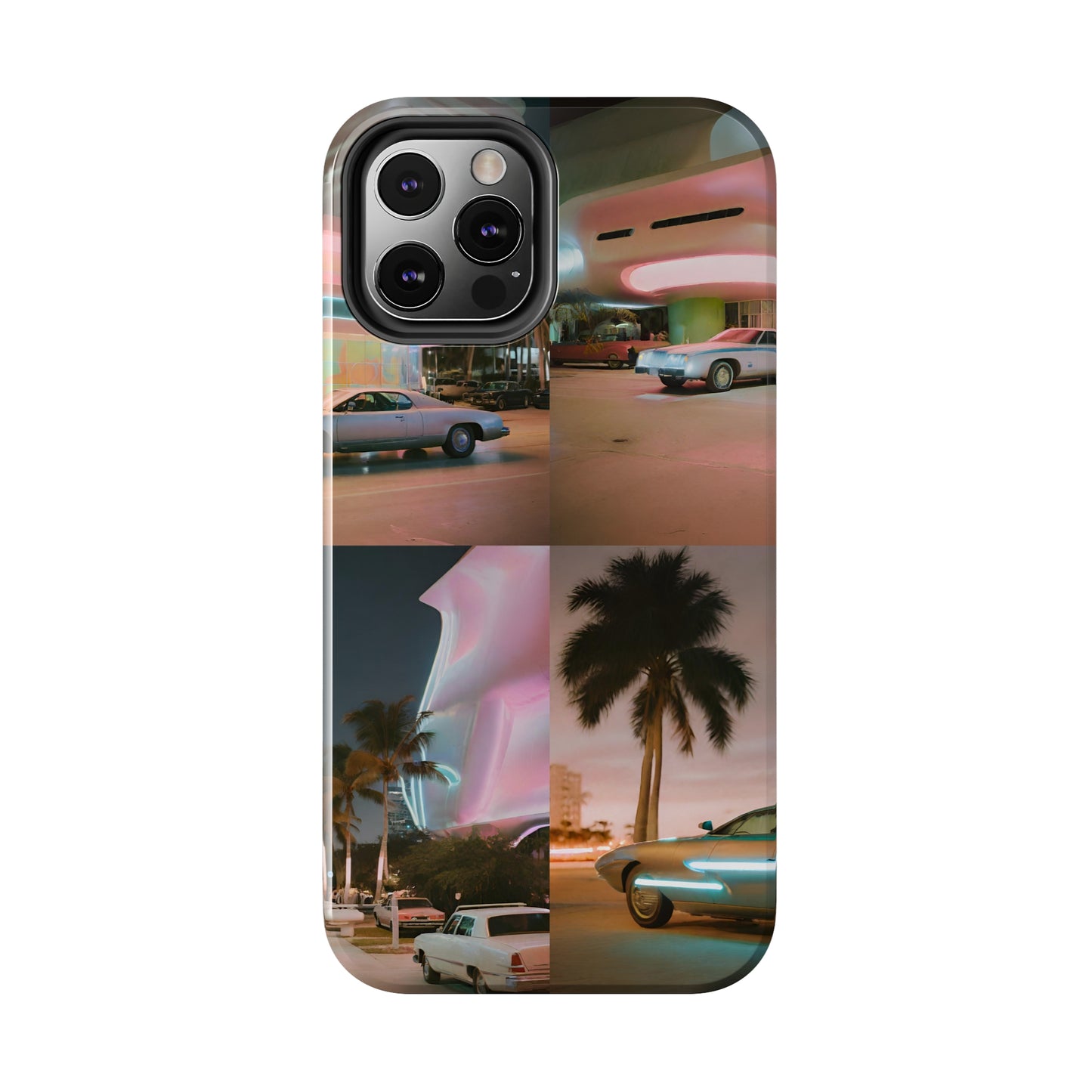 Retro Miami Tough iPhone Case