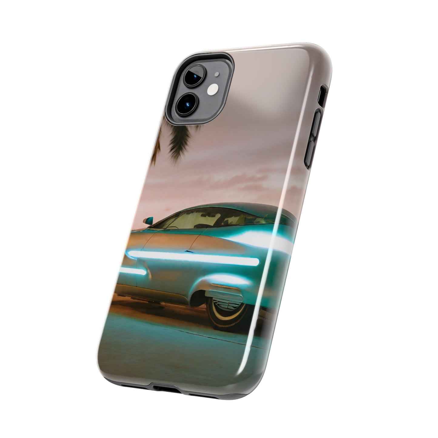 Retro Miami Car Tough Phone Case