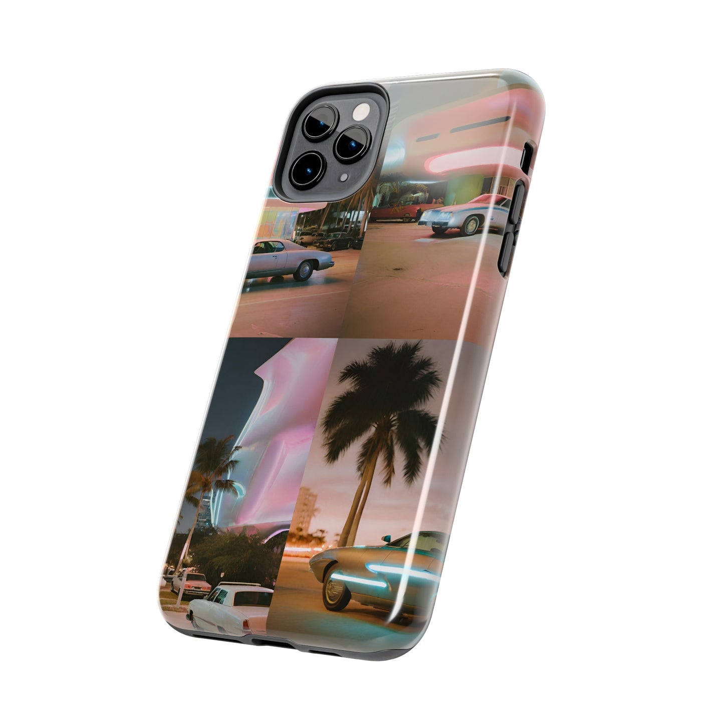 Retro Miami Tough iPhone Case