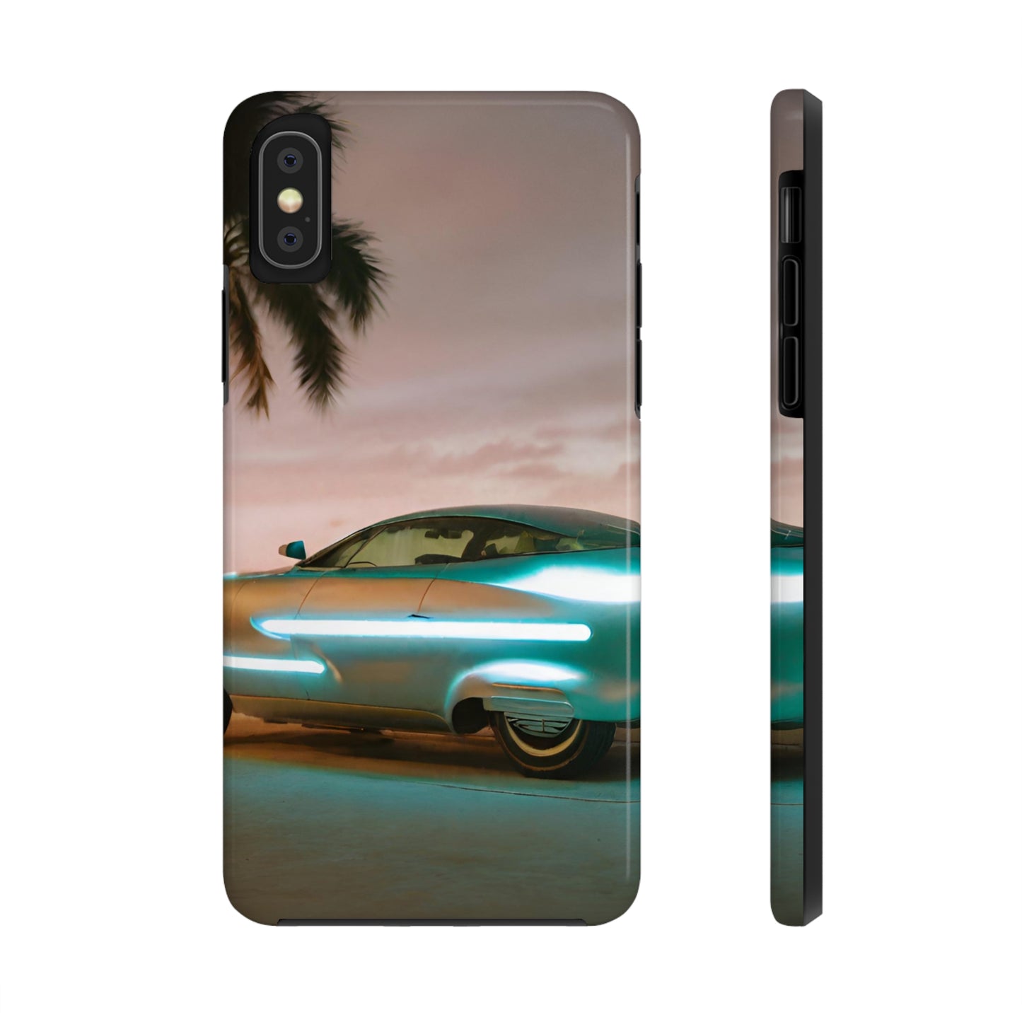 Retro Miami Car Tough Phone Case