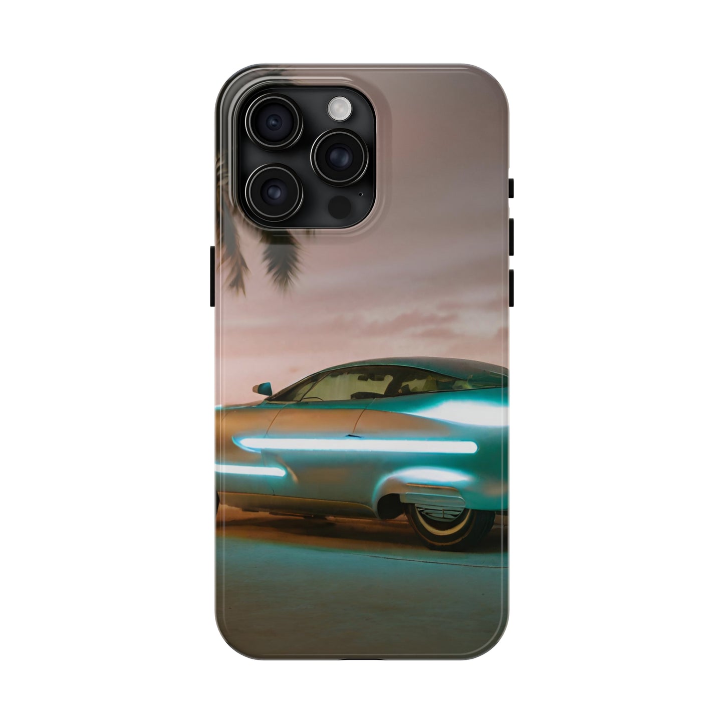 Retro Miami Car Tough Phone Case