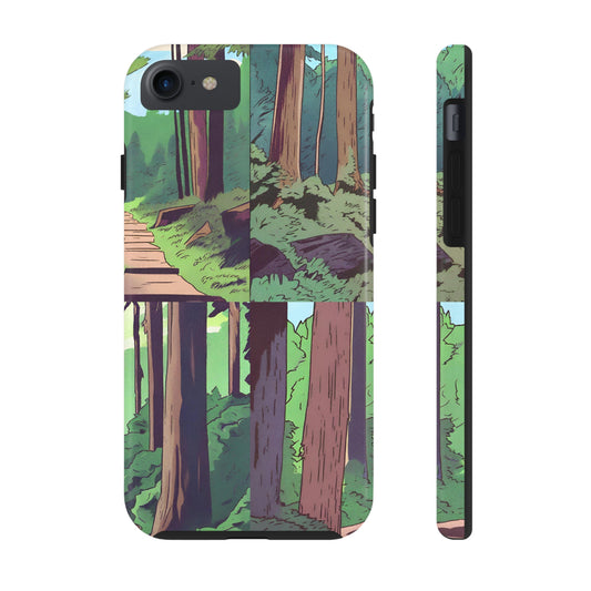 Forest Tough iPhone Case