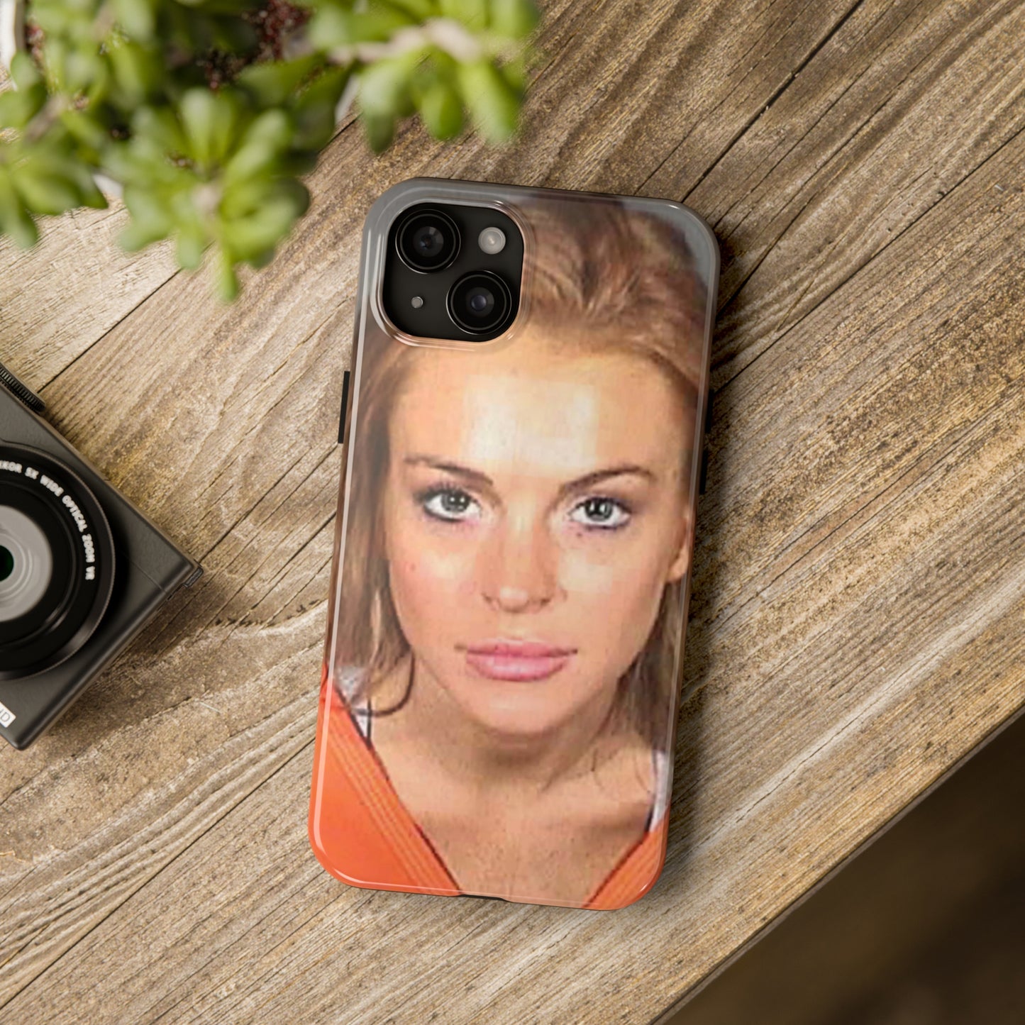 Lindsay Lohan Mugshot Tough Phone Case