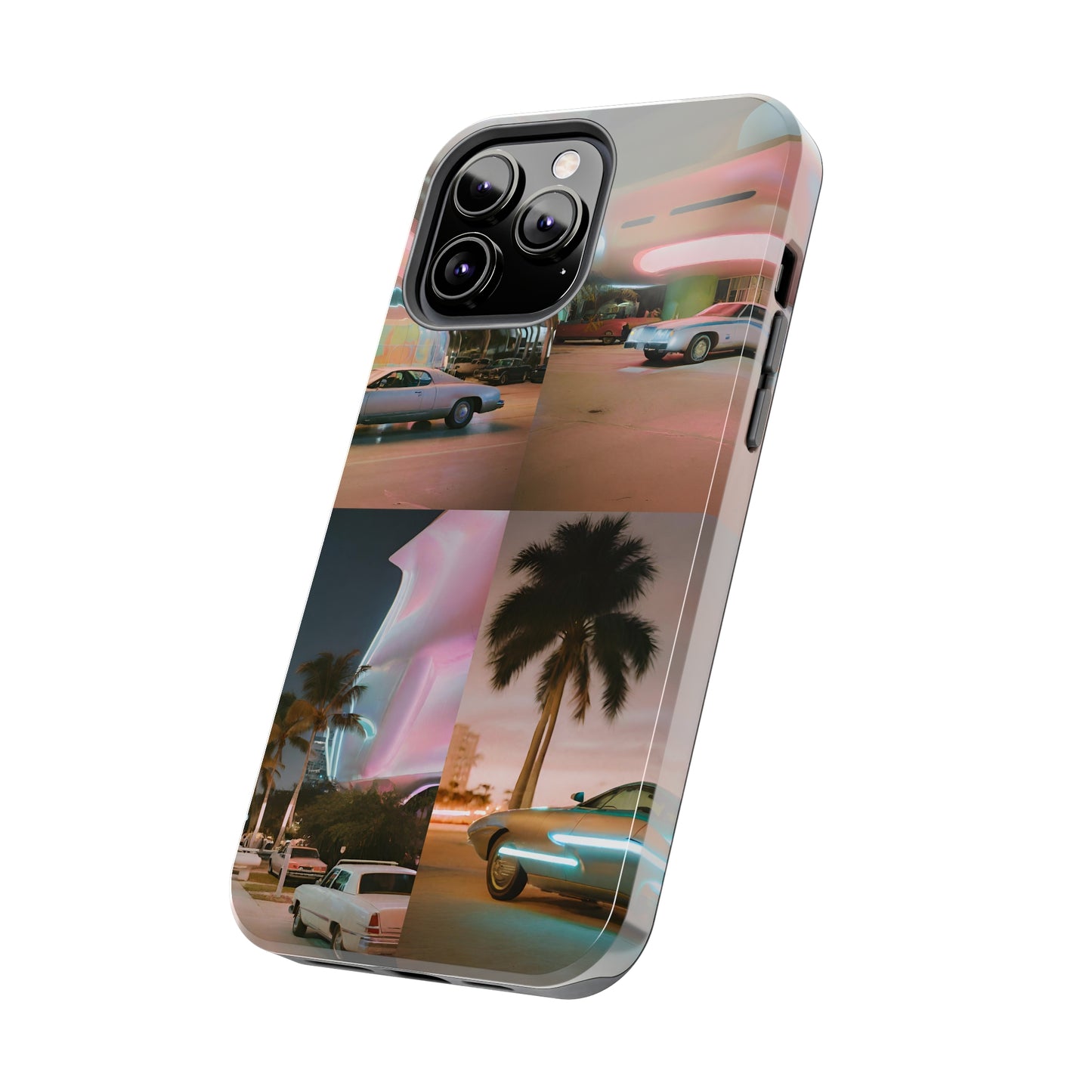 Retro Miami Tough iPhone Case