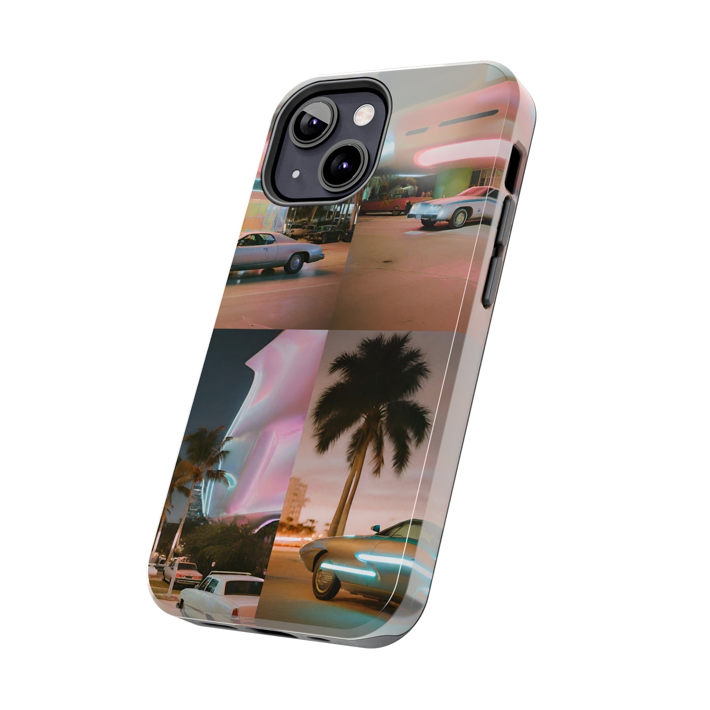 Retro Miami Tough iPhone Case