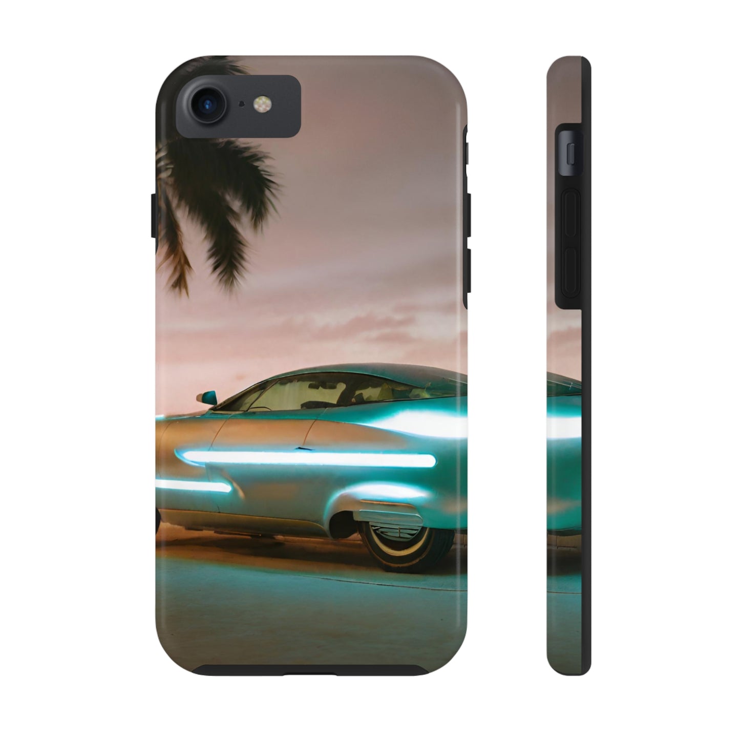 Retro Miami Car Tough Phone Case