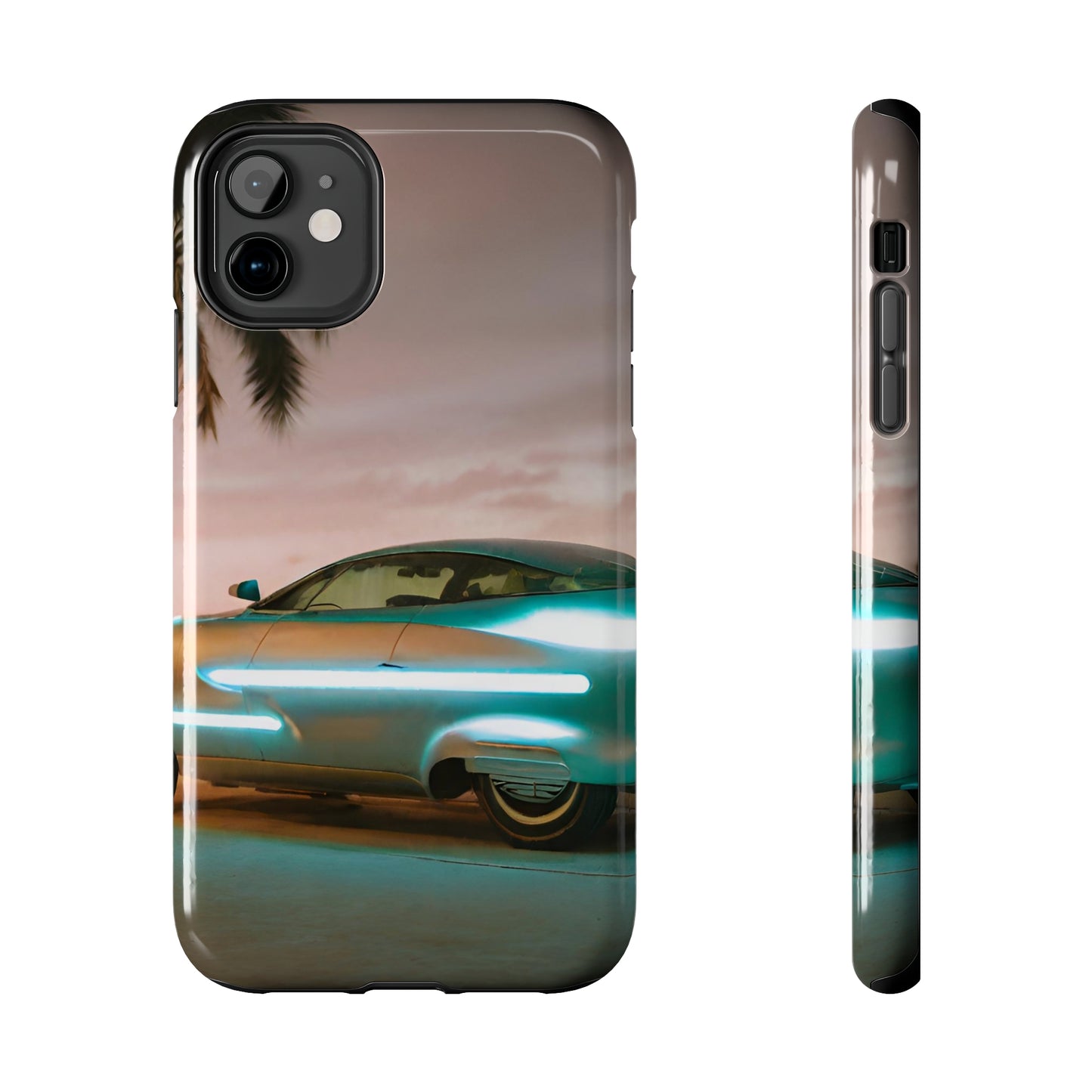 Retro Miami Car Tough Phone Case