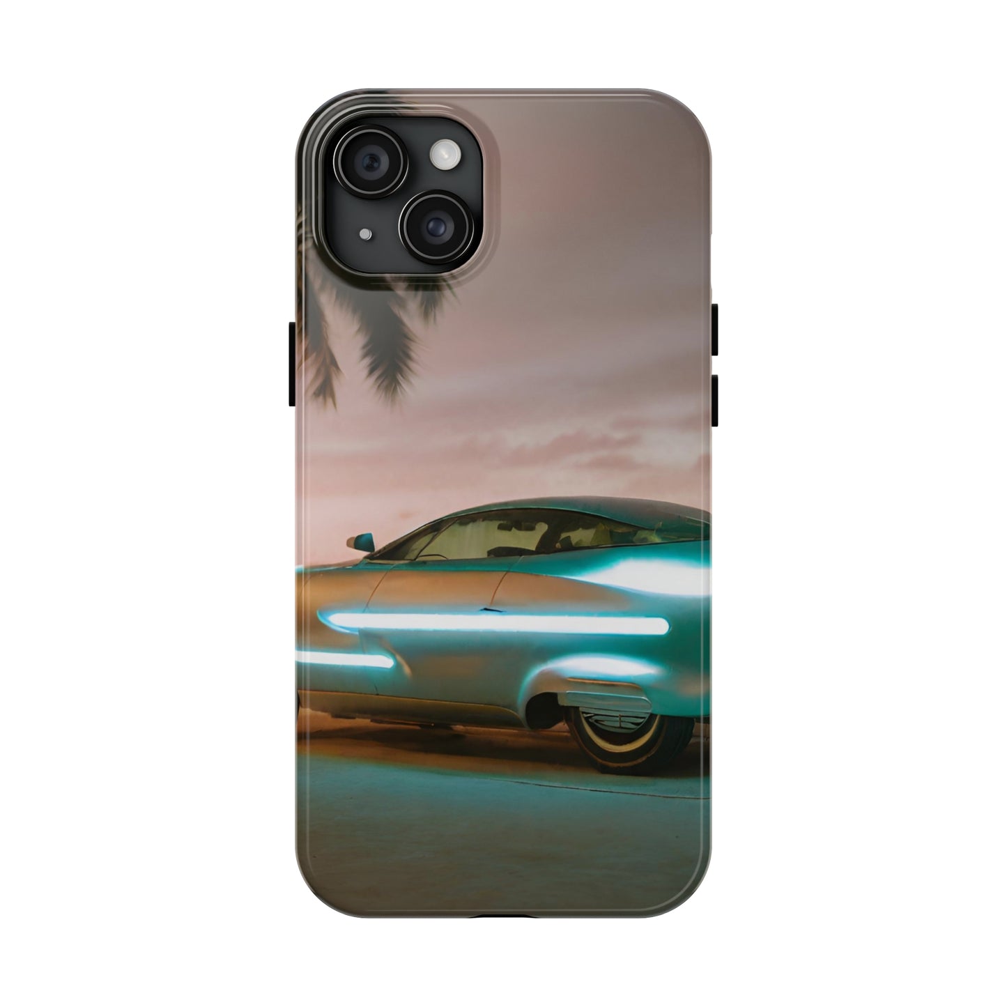 Retro Miami Car Tough Phone Case