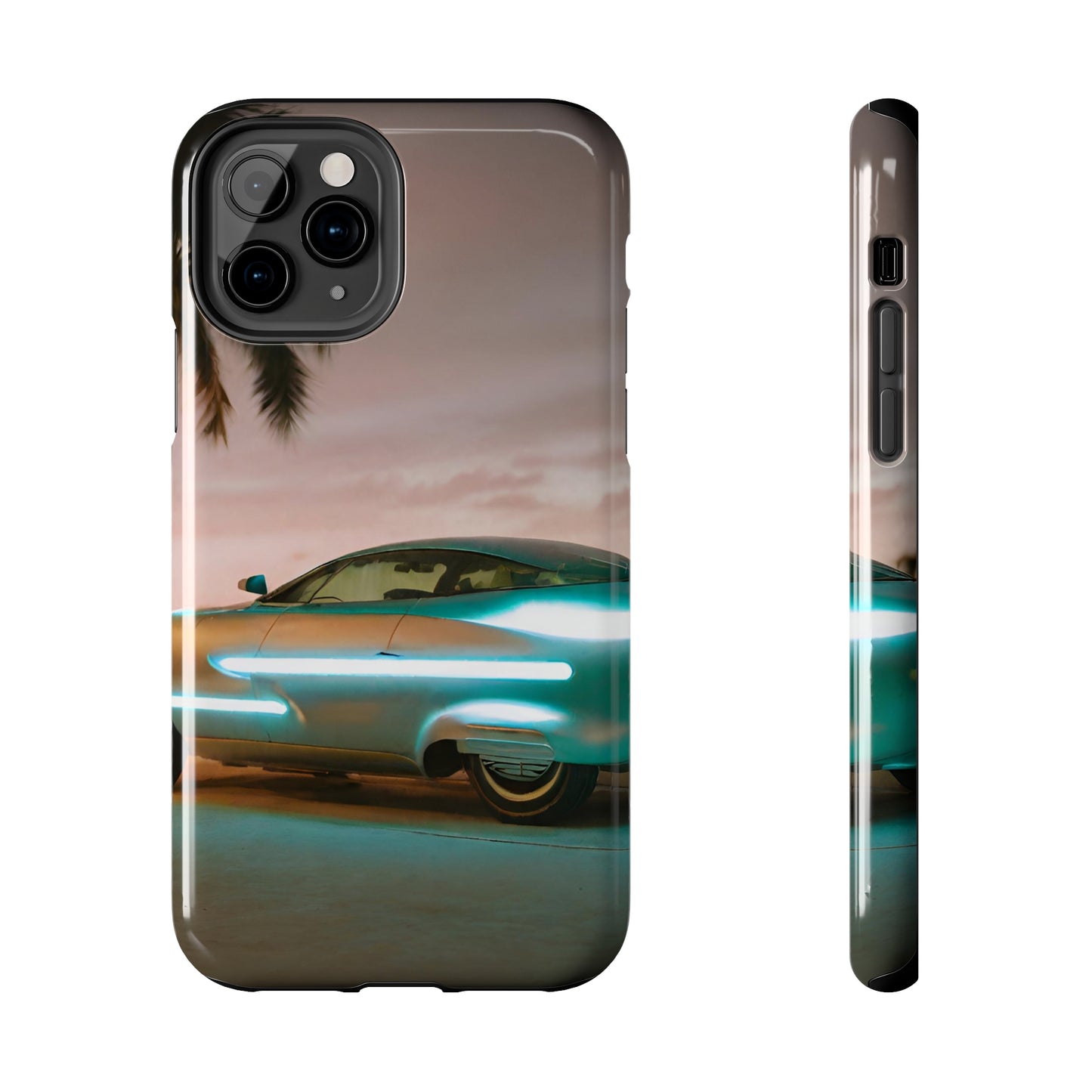 Retro Miami Car Tough Phone Case