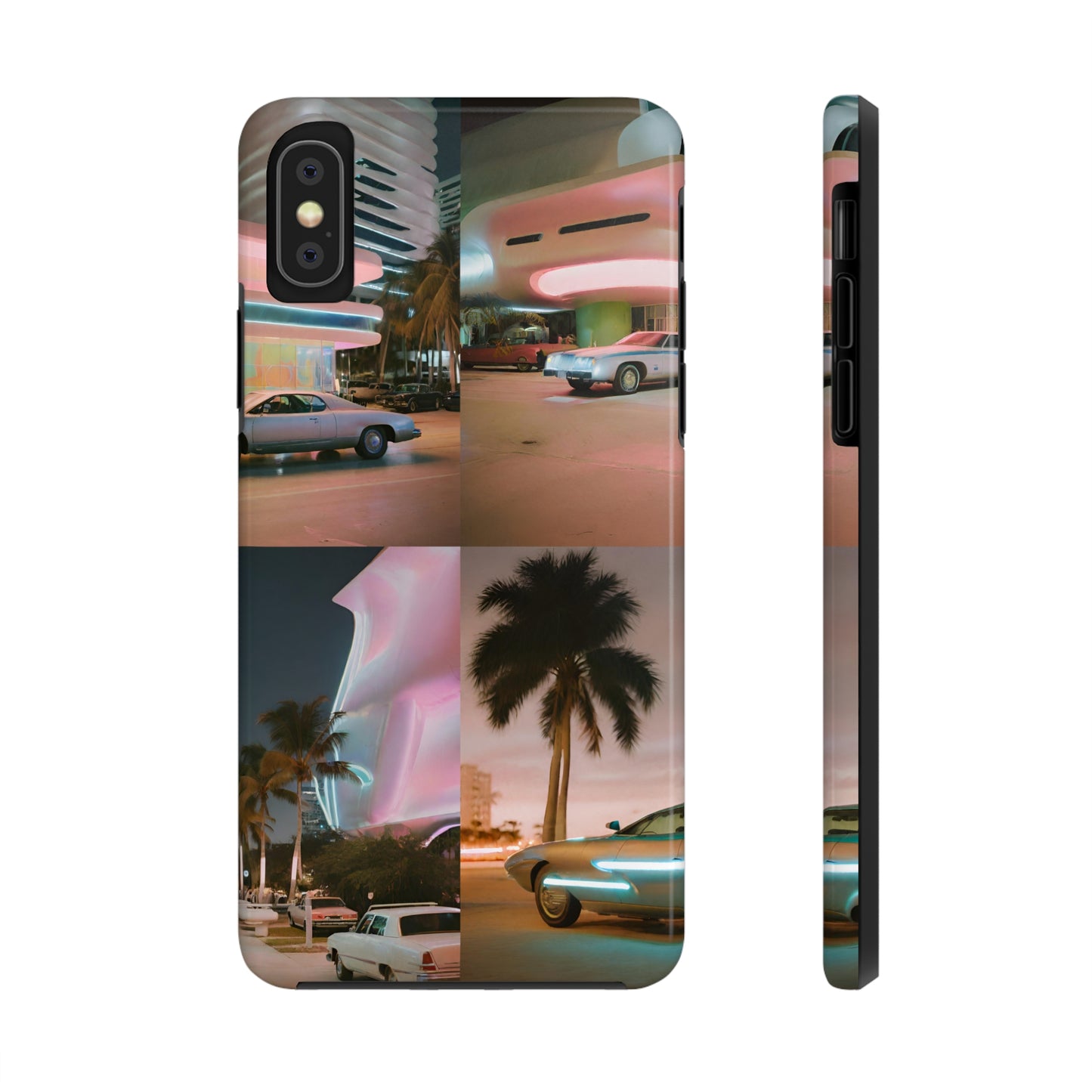 Retro Miami Tough iPhone Case