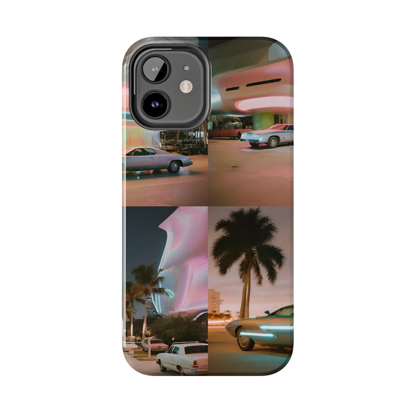 Retro Miami Tough iPhone Case