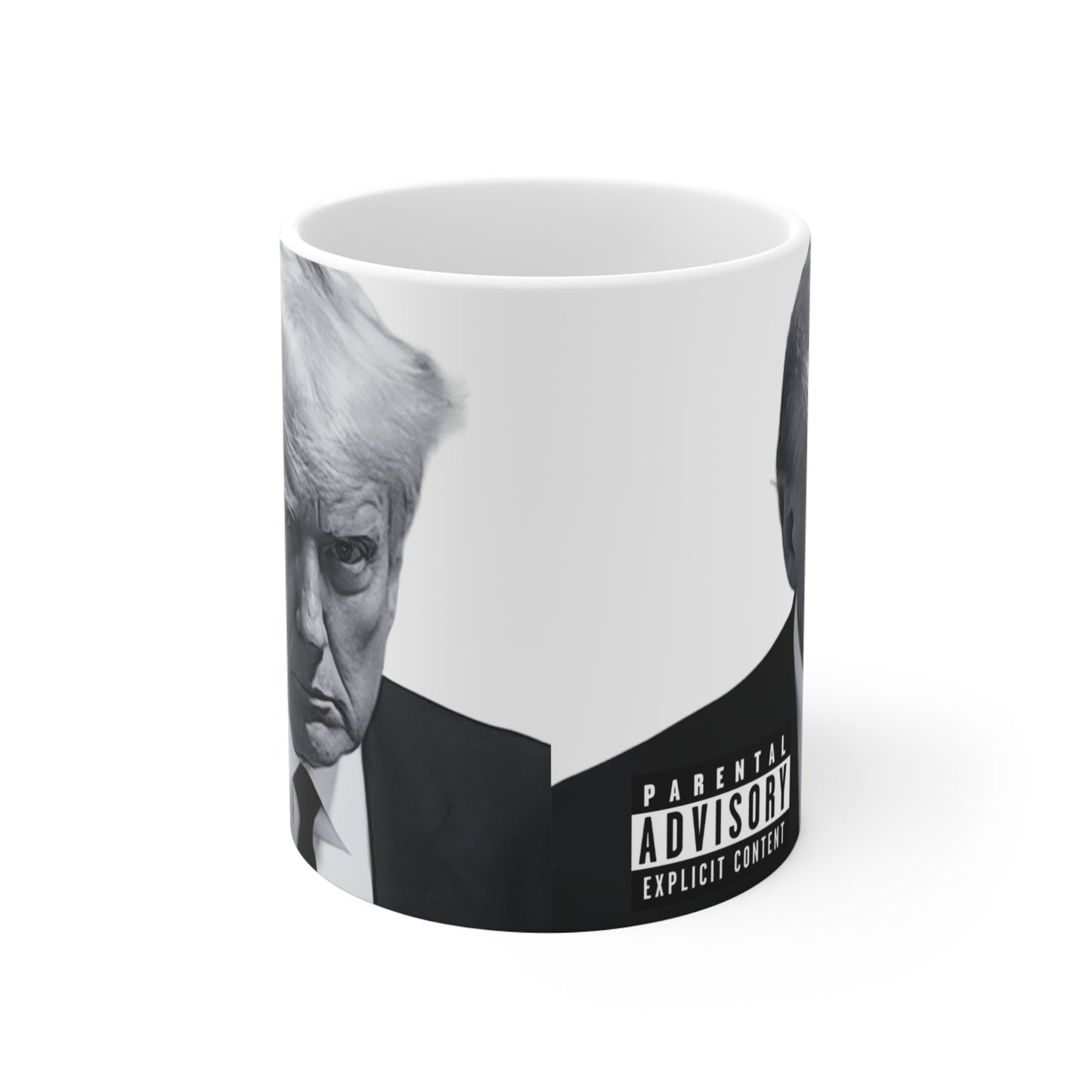 Trump Gangsta Album Cover Mugshot Mug