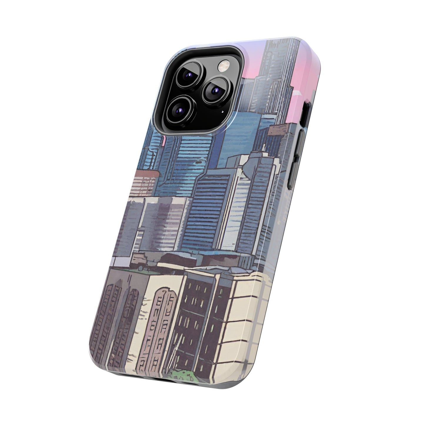 Cartoon City Tough iPhone Case