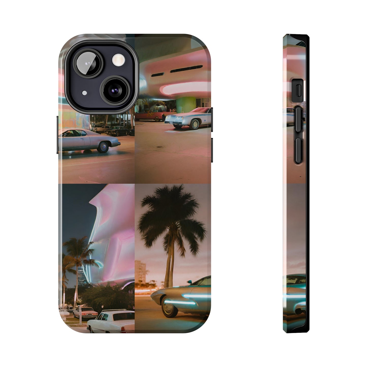 Retro Miami Tough iPhone Case