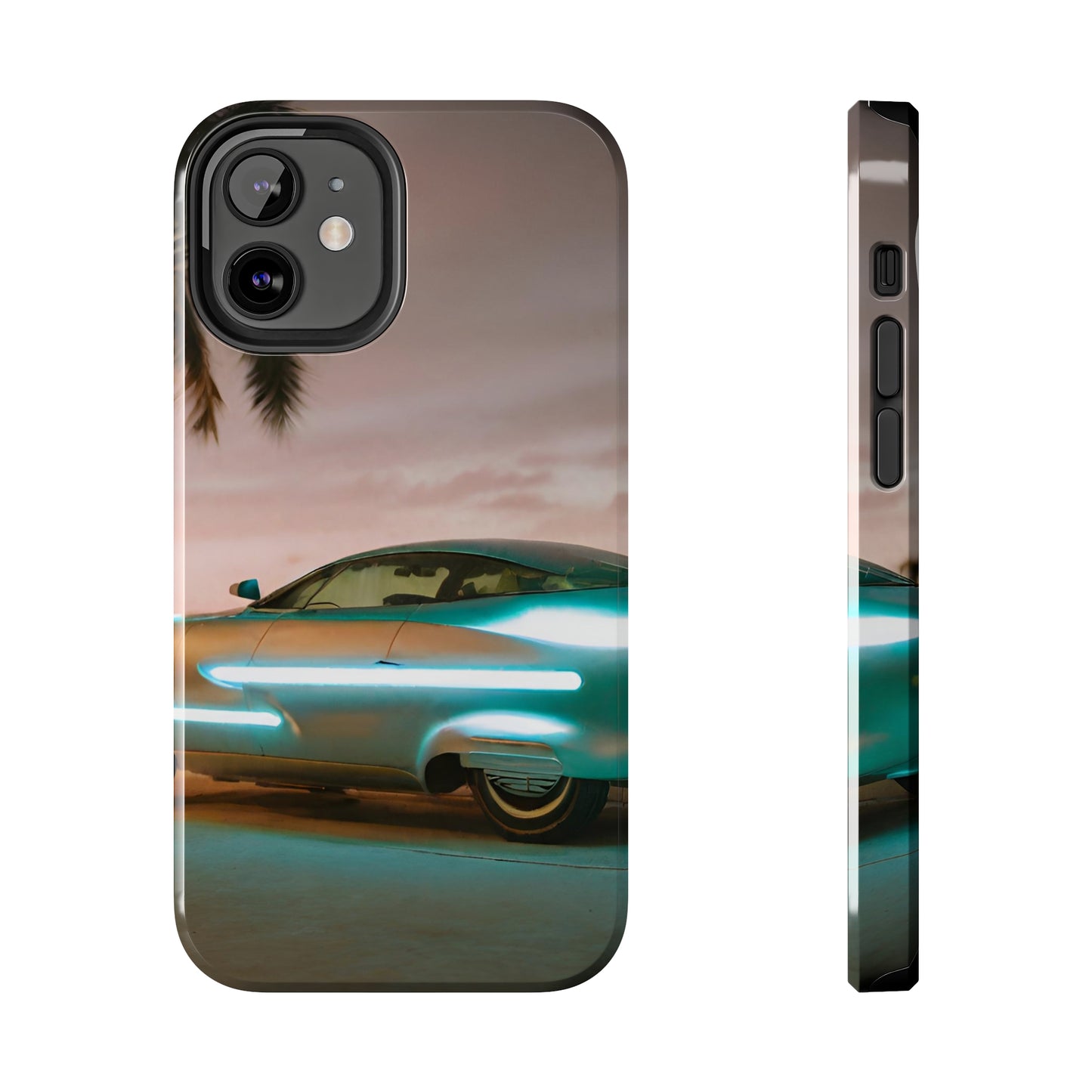 Retro Miami Car Tough Phone Case